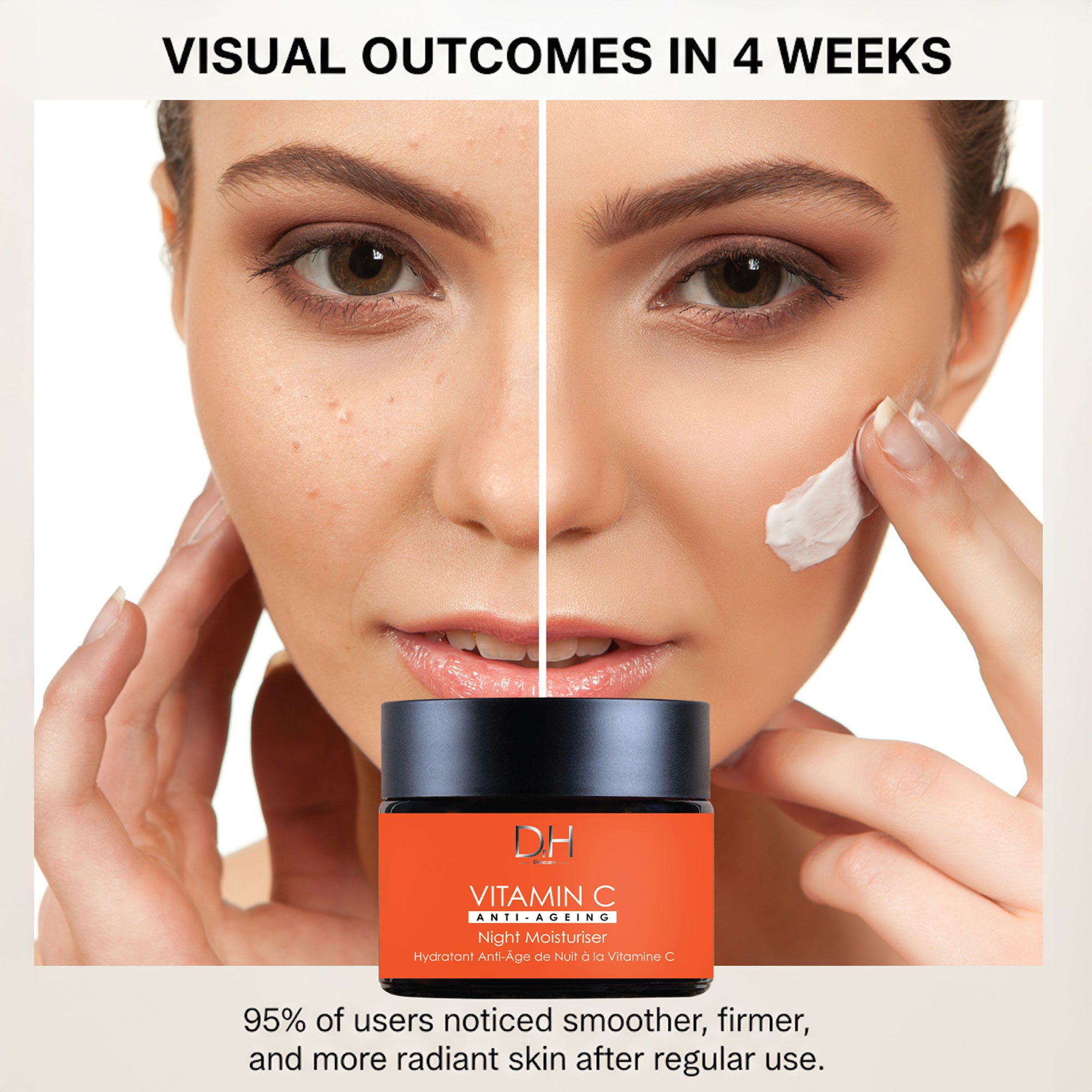 Crème de nuit anti-âge à la vitamine C 60 ml