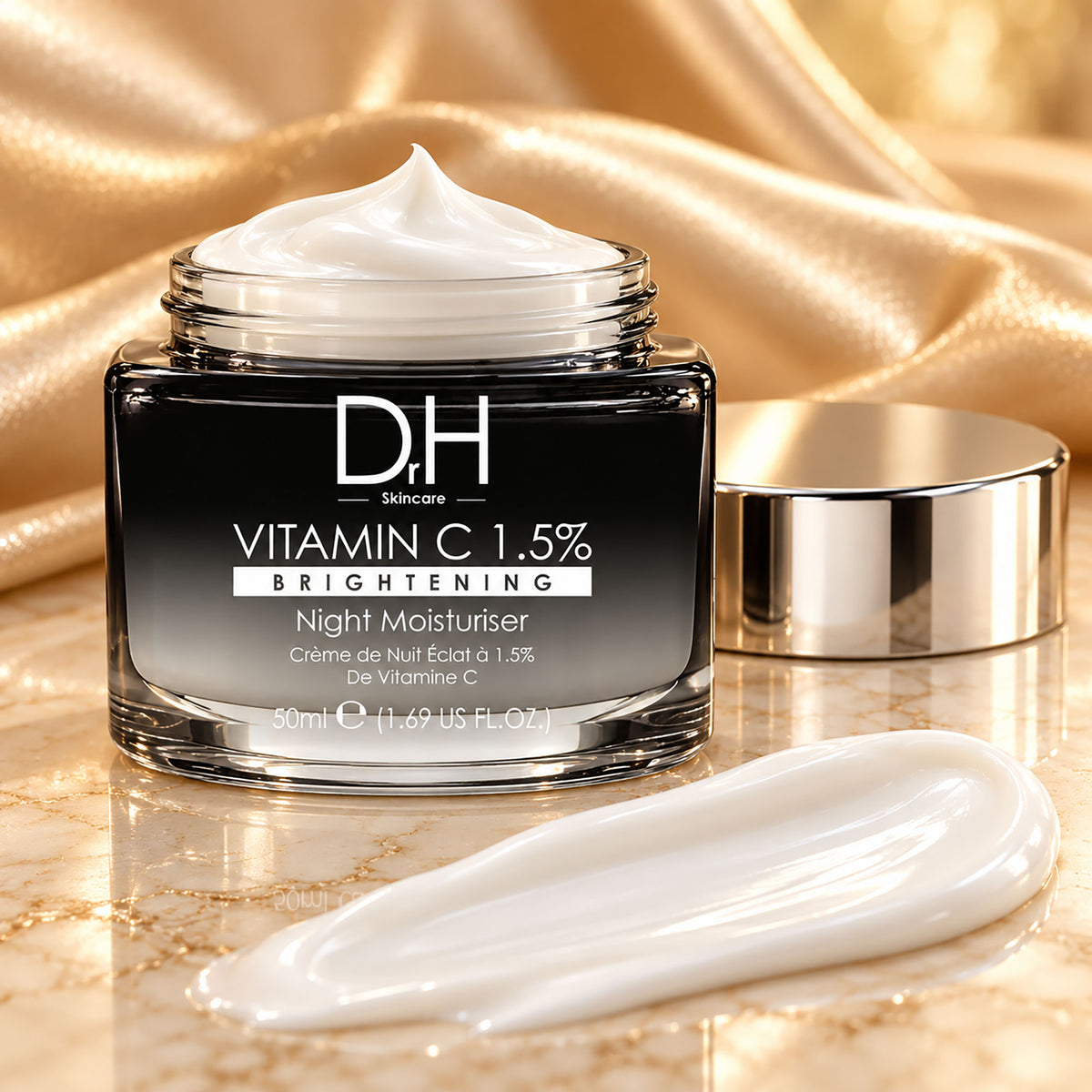 Hidratante de noche con vitamina C al 1.5%, 50ml