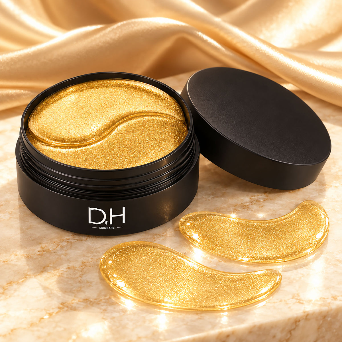 Masque contour des yeux hydrogel raffermissant au collagène marin (21 paires)