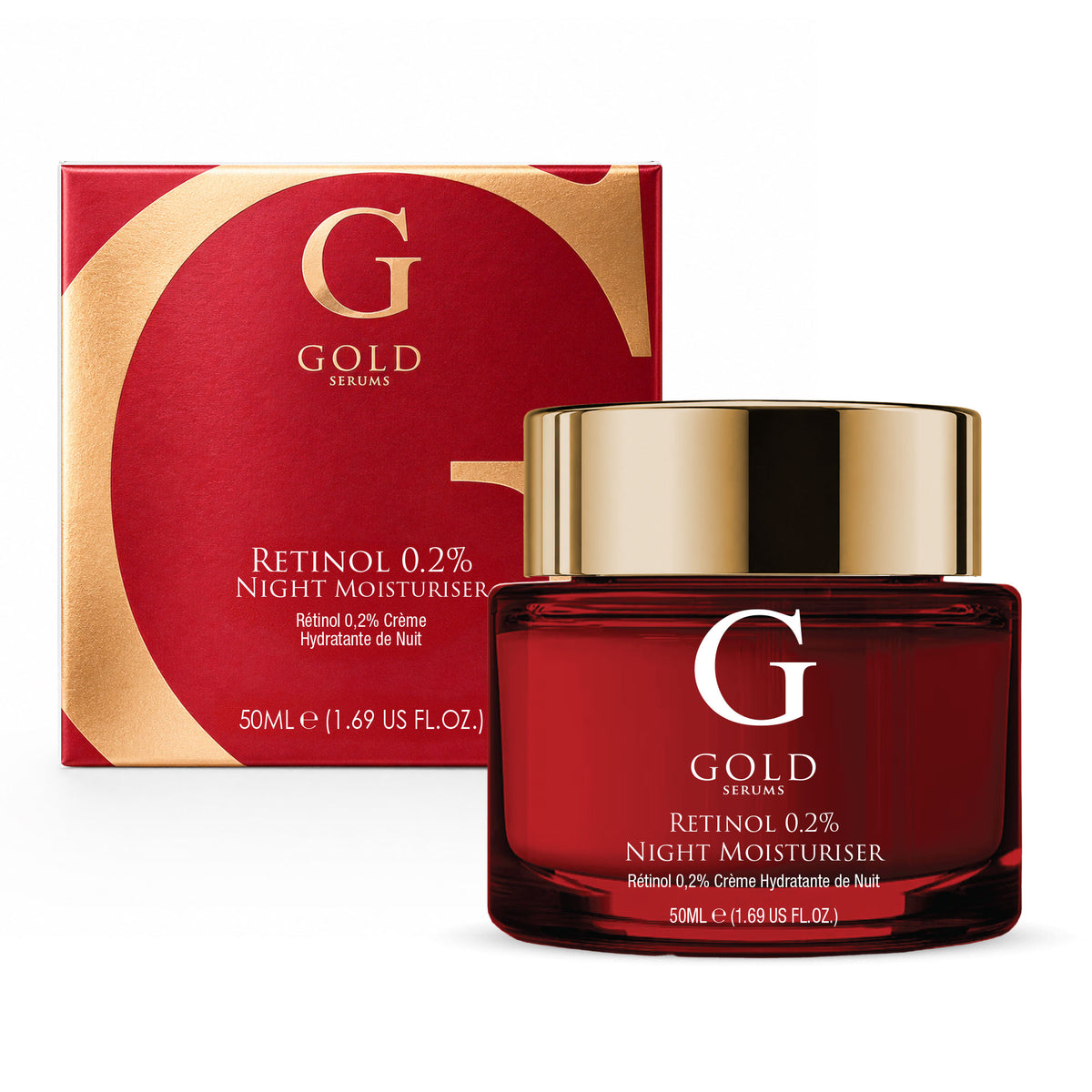 Crema hidratante de noche con retinol al 0,2% 50ml