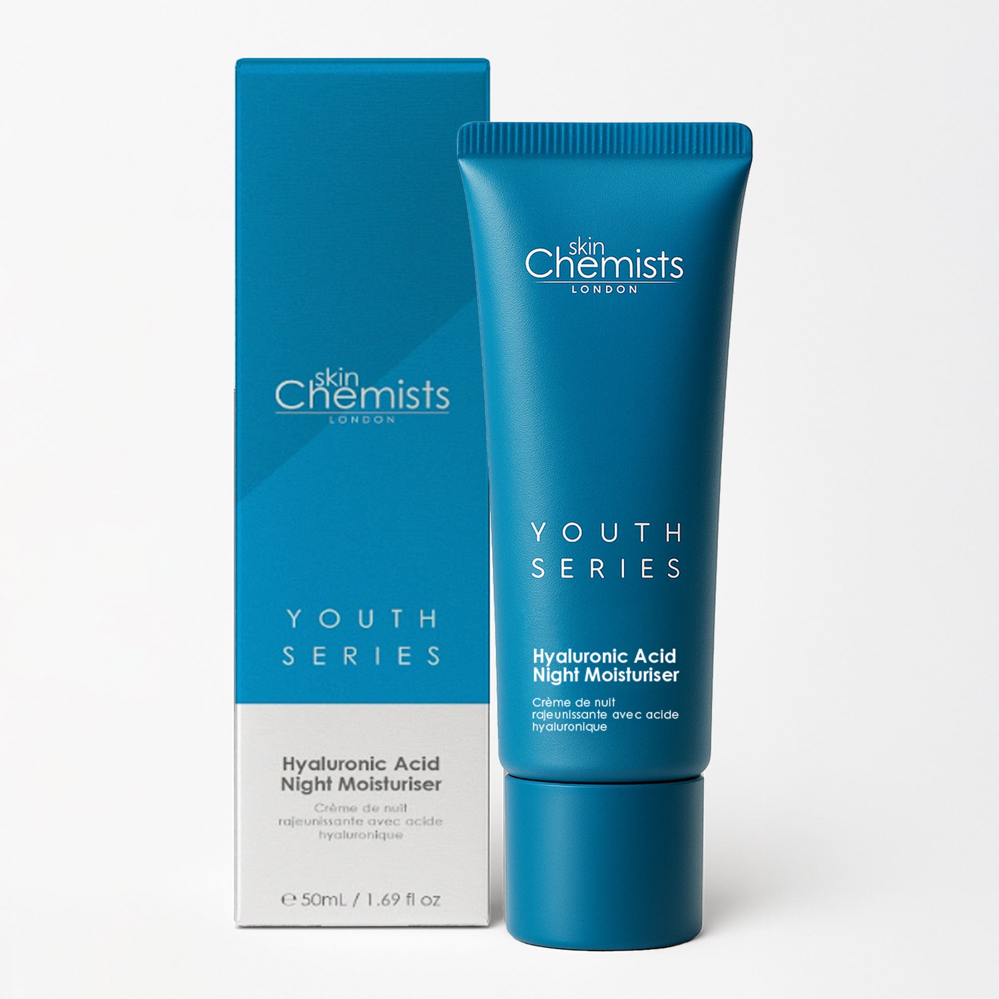 Soin de nuit hydratant à l'acide hyaluronique 1 % Youth Series 50 ml