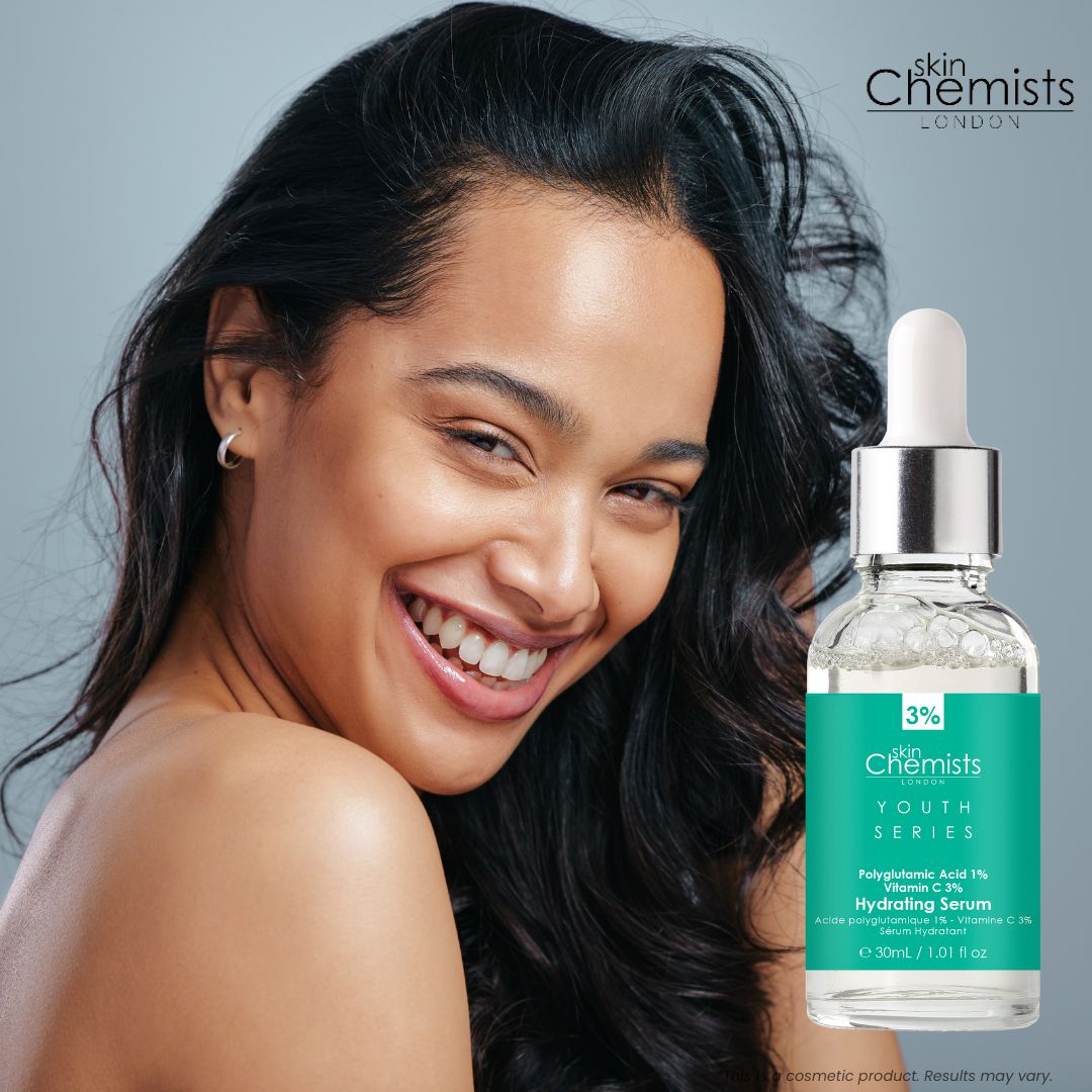 Sérum hydratant Youth Series à l'acide polyglutamique 1 %, à la vitamine C 3 % (30 ml)