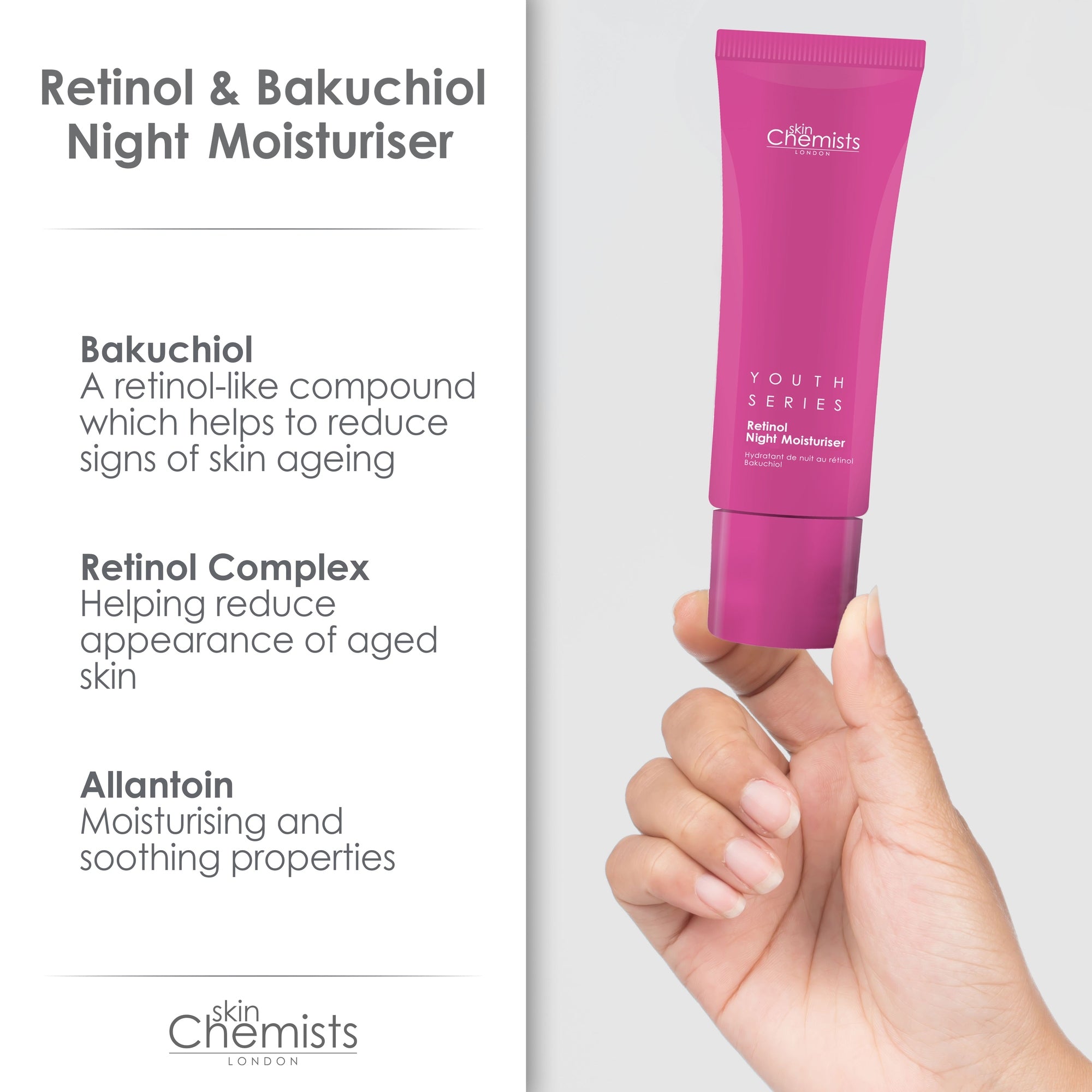 Youth Series Retinol &amp; Bakuchiol Nachtcreme 50 ml x 2 Duo-Pack