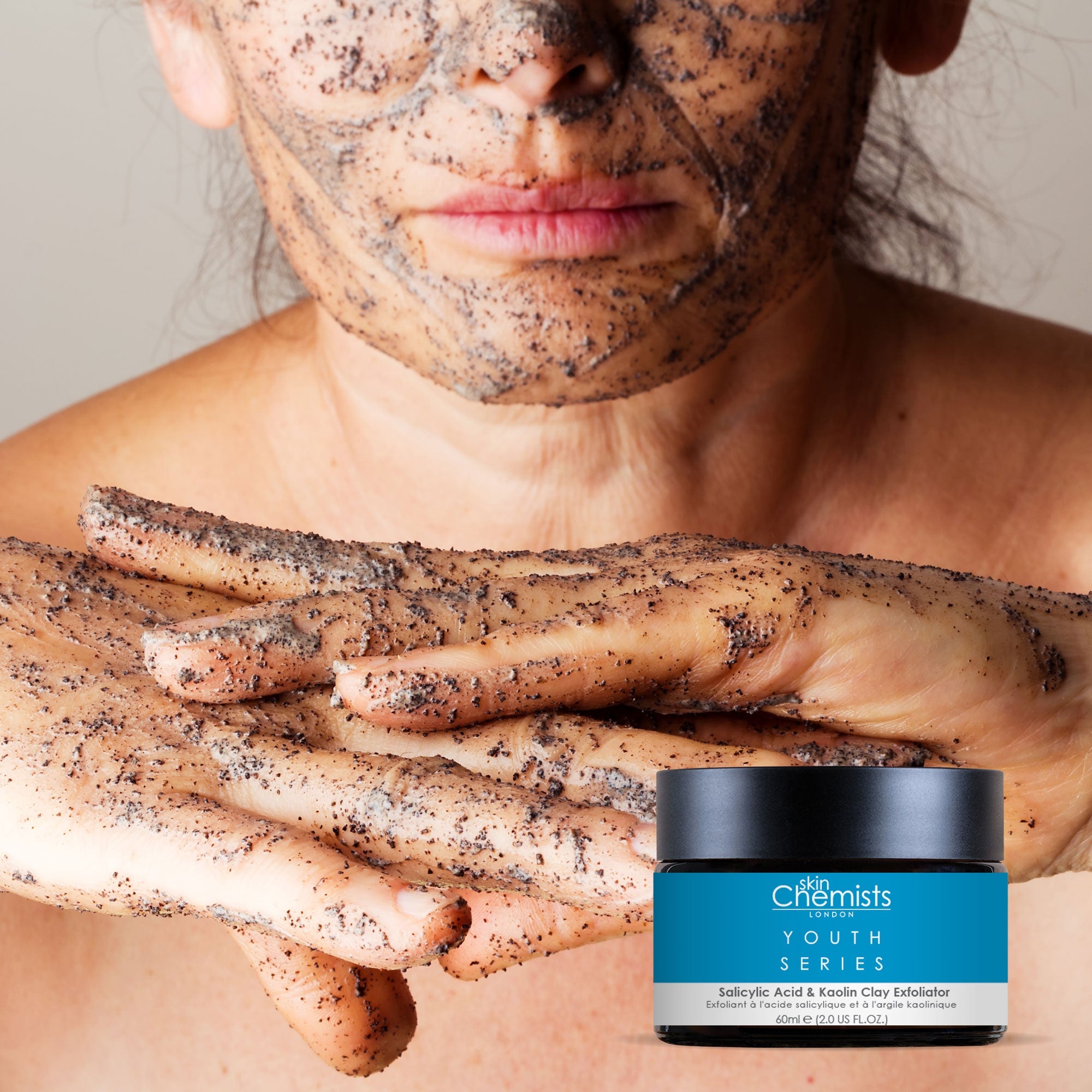 Exfoliant à l'acide salicylique et à l'argile kaolin Youth Series, lot de 2 x 60 ml