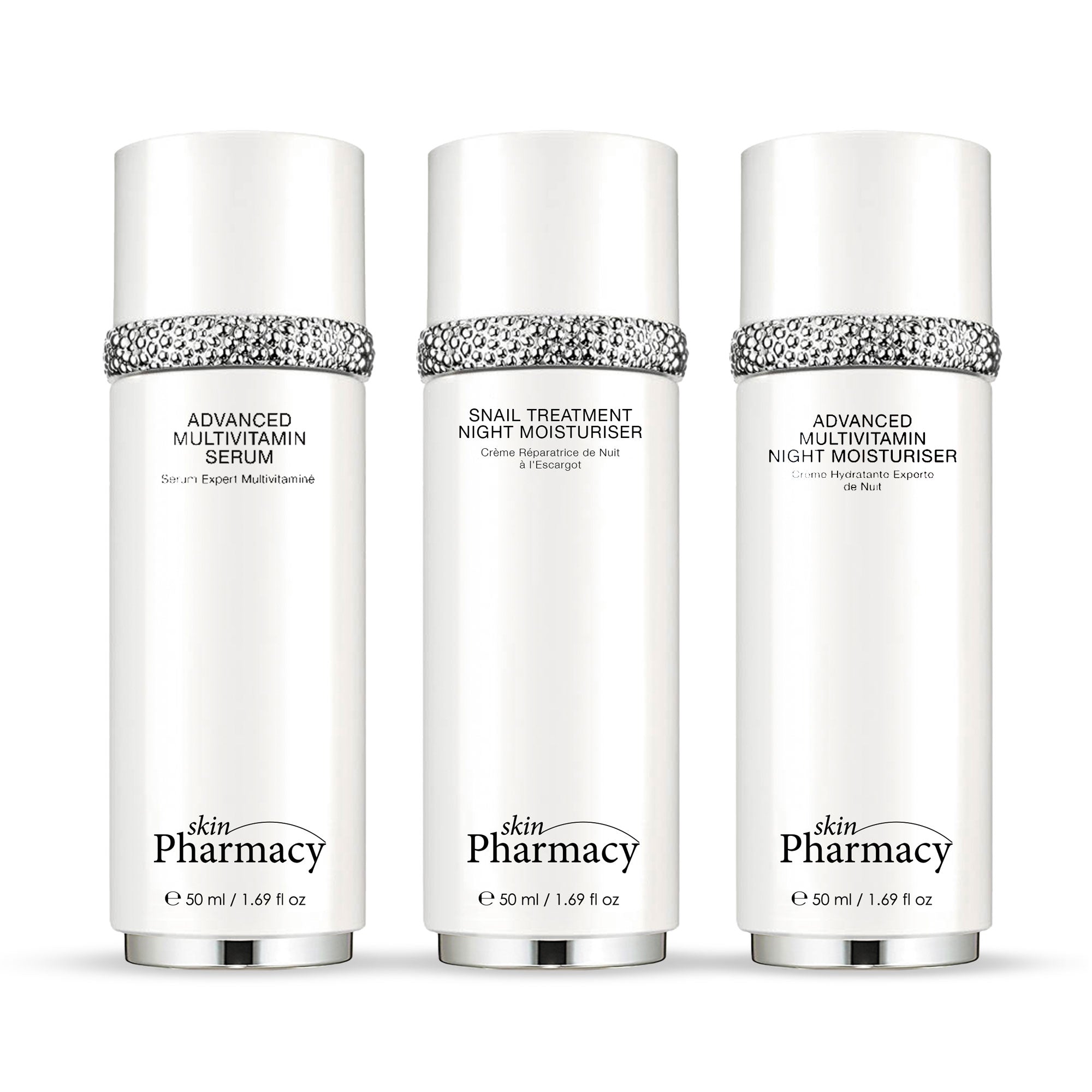 Coffret complet de soins anti-âge pour la peau