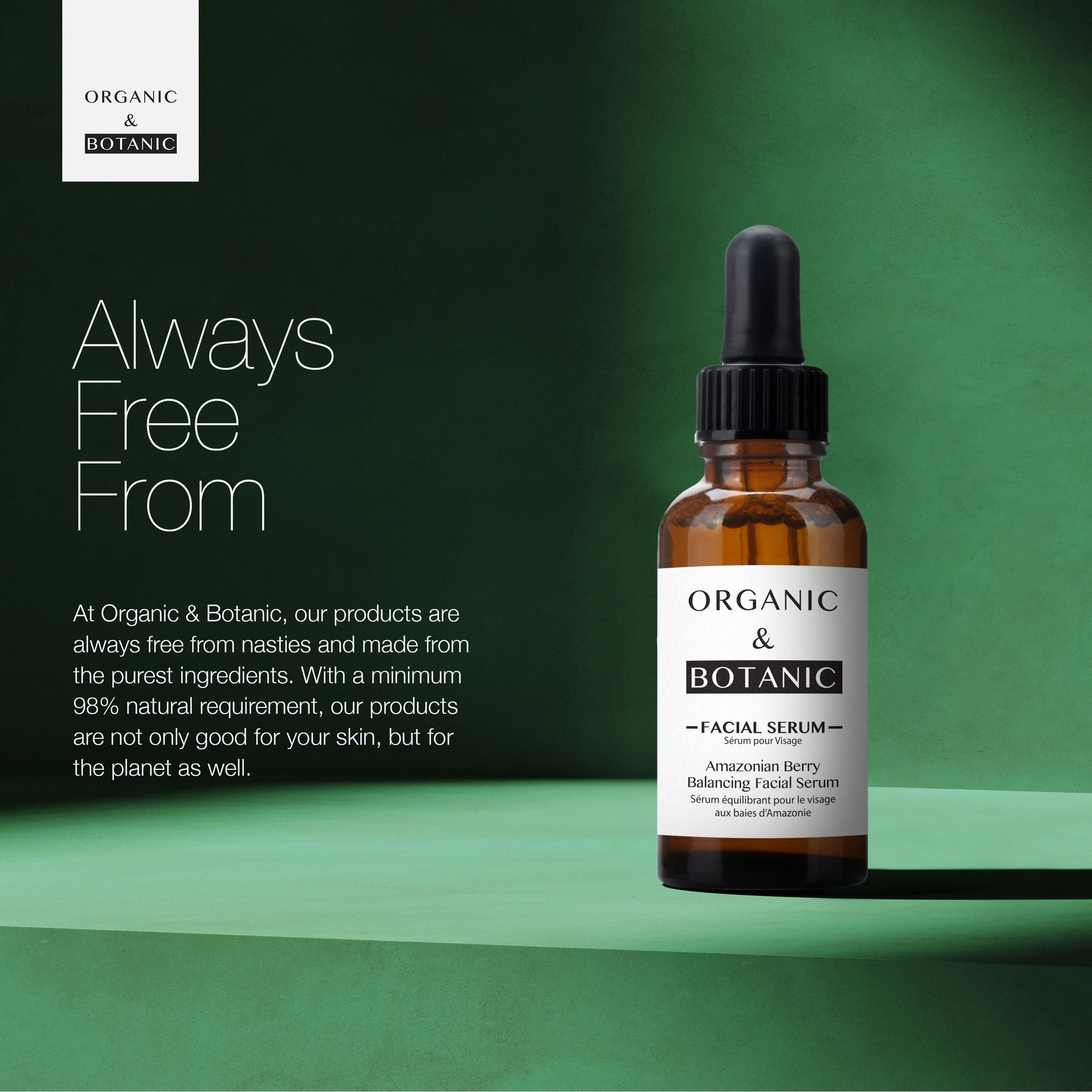 Sérum visage anti-âge aux baies d'Amazonie, lot de 2 x 30 ml