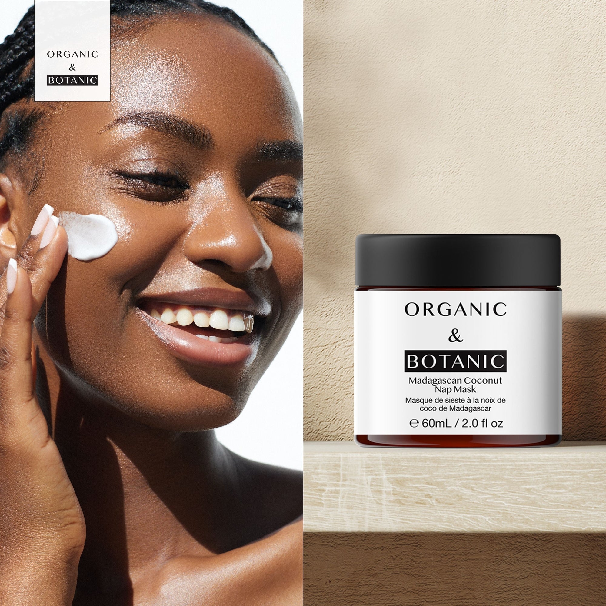 Masque de nuit à la noix de coco de Madagascar 60 ml