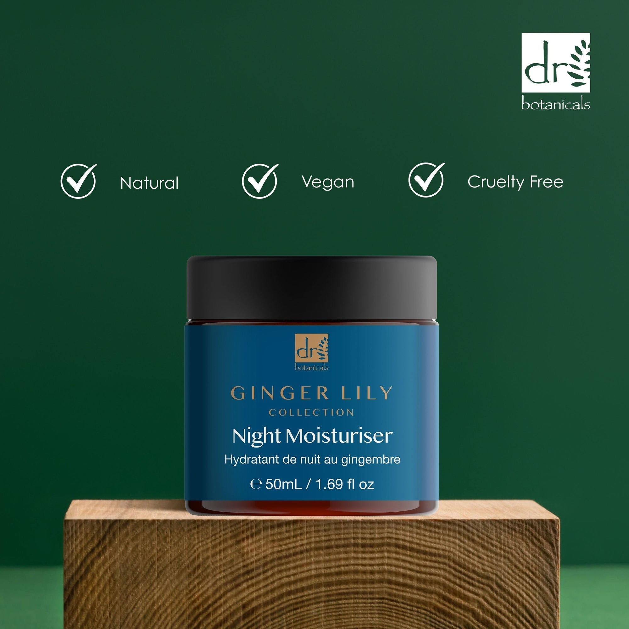 Crème de nuit Gingerlily 50 ml - Lot de 2 à prix avantageux