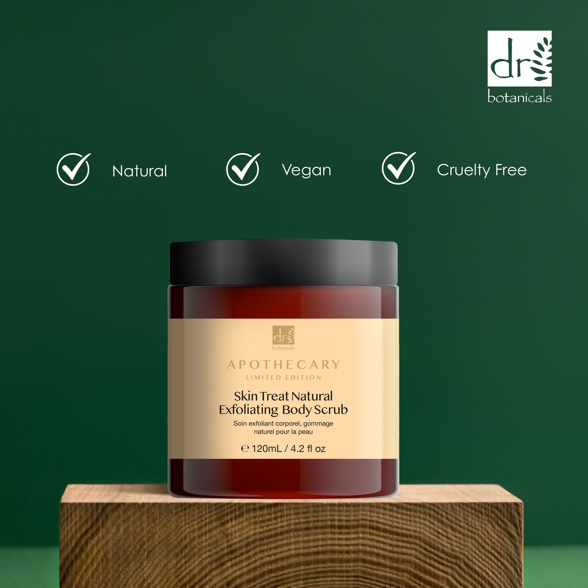 Gommage corporel exfoliant naturel Skin Treat 120 ml - Lot de 2 à prix avantageux