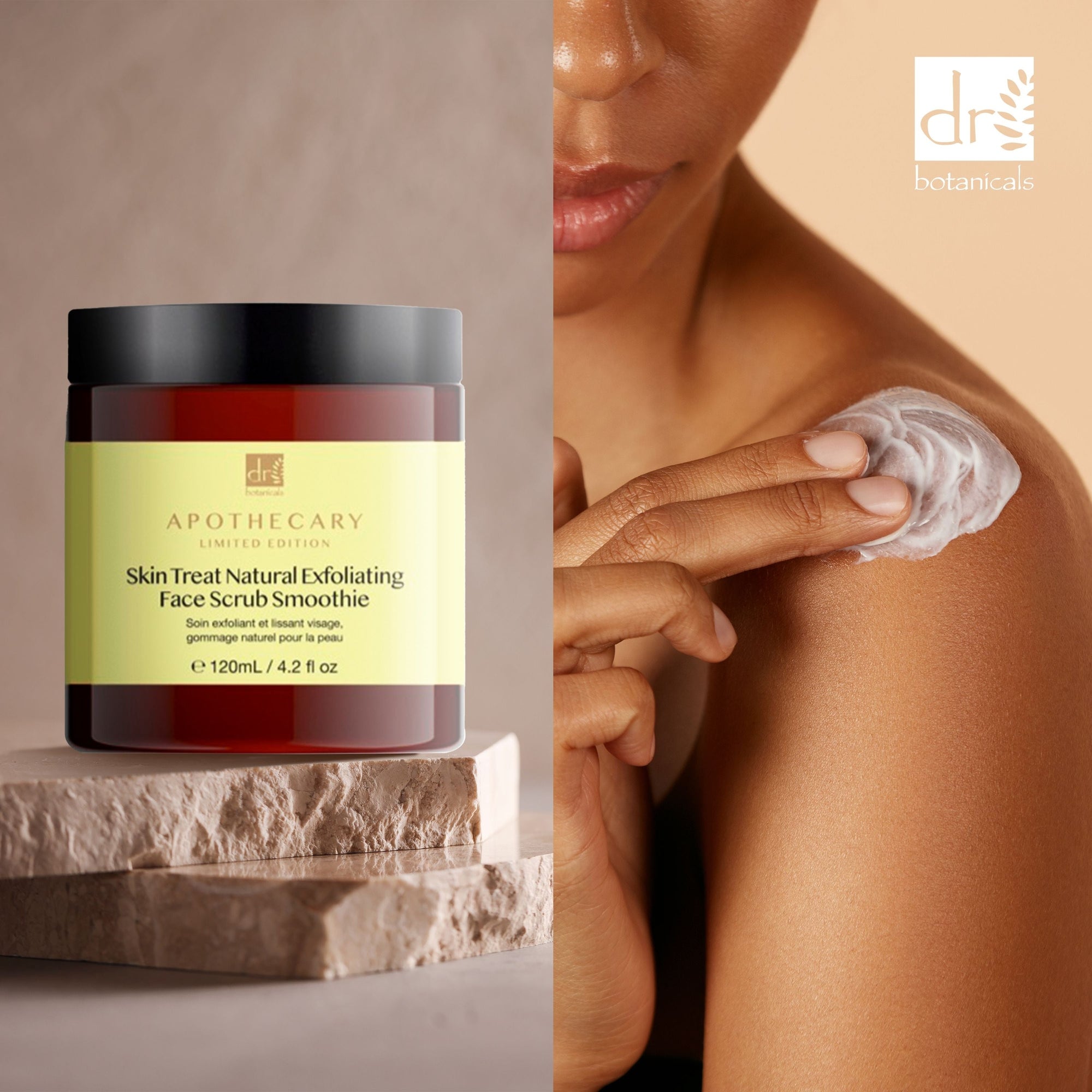 Gommage visage exfoliant naturel Skin Treat Smoothie 120 ml - Lot de 2 à prix avantageux