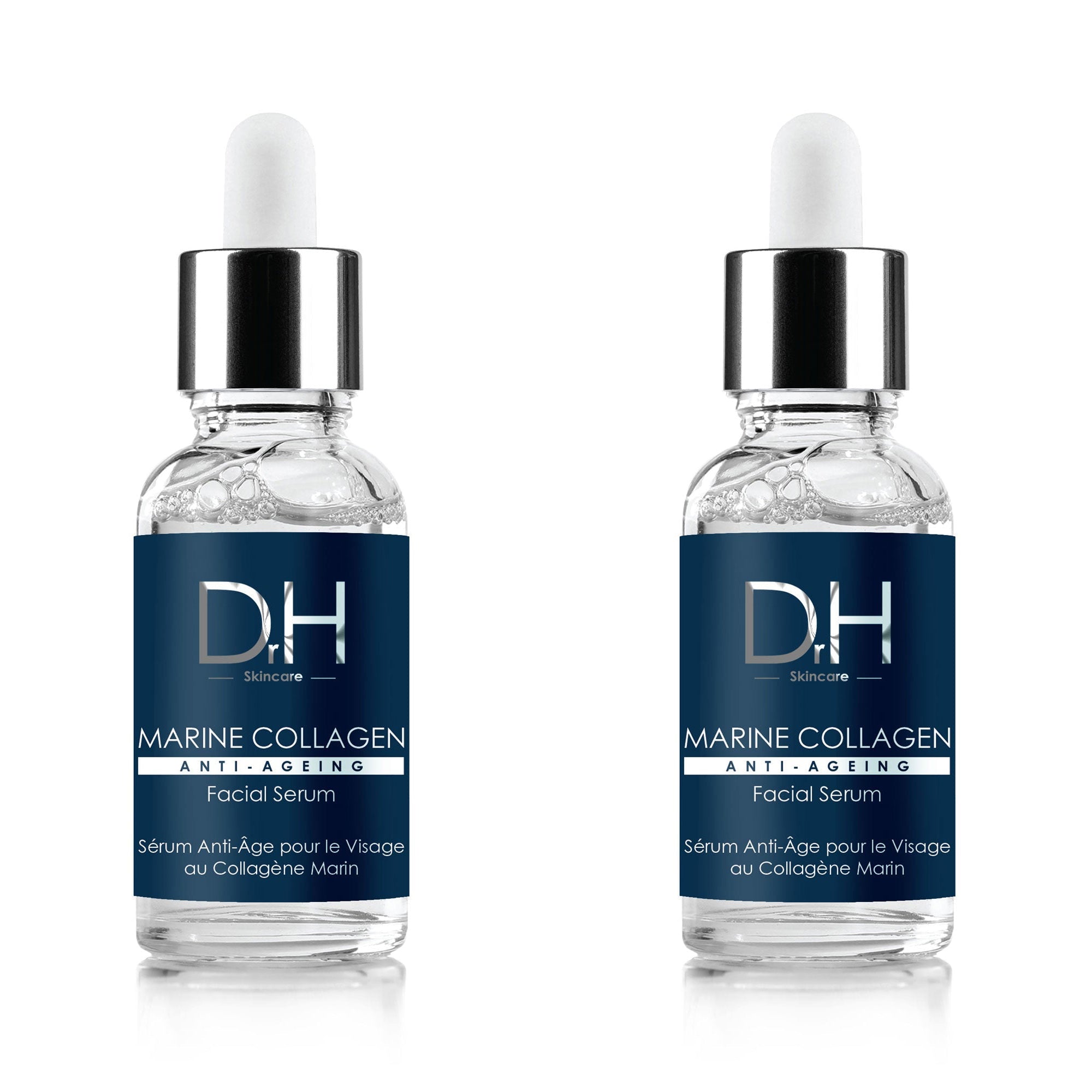 Sérum visage au collagène marin 30 ml x 2 (lot de 2)