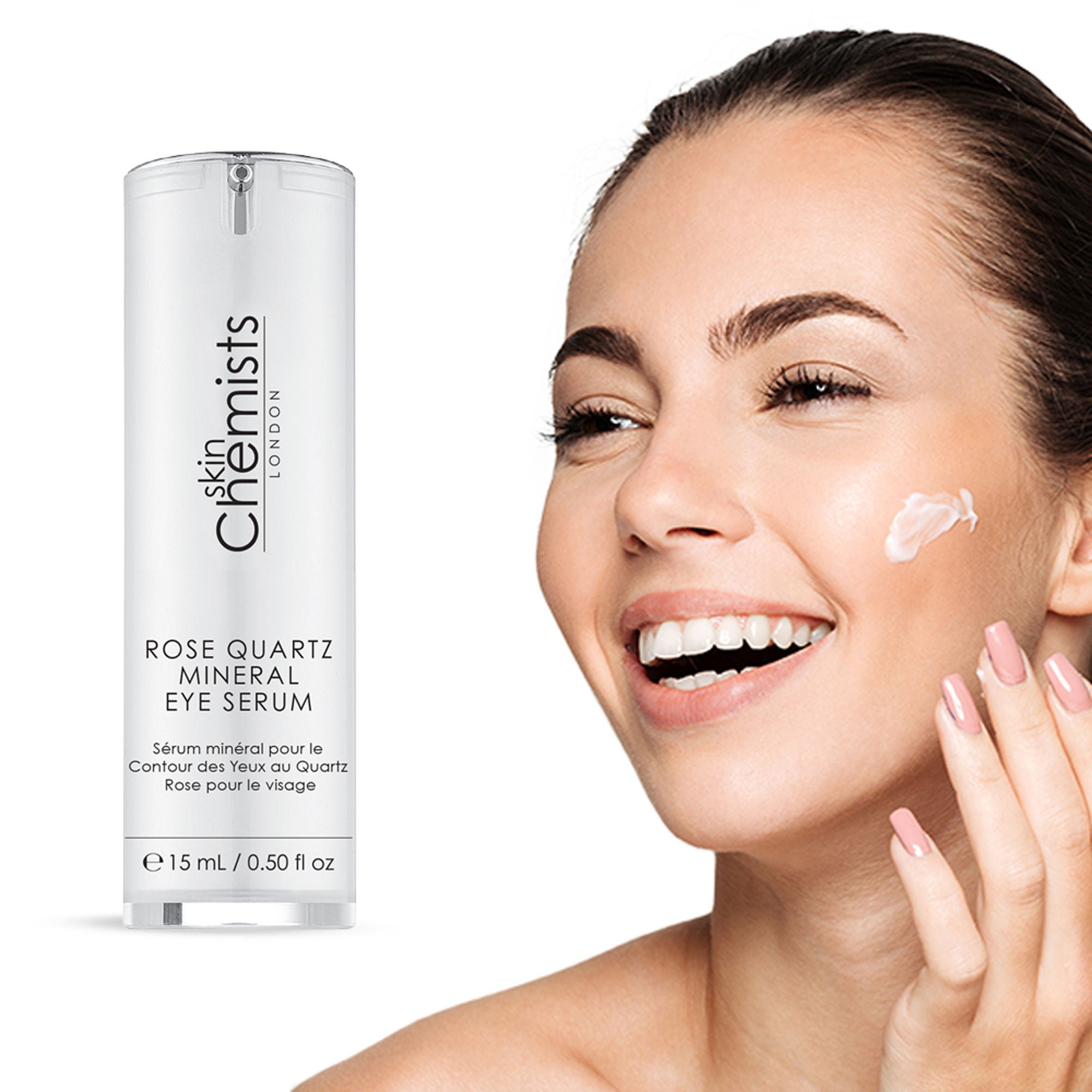 Sérum contour des yeux minéral au quartz rose 15 ml - Lot de 2 à prix avantageux