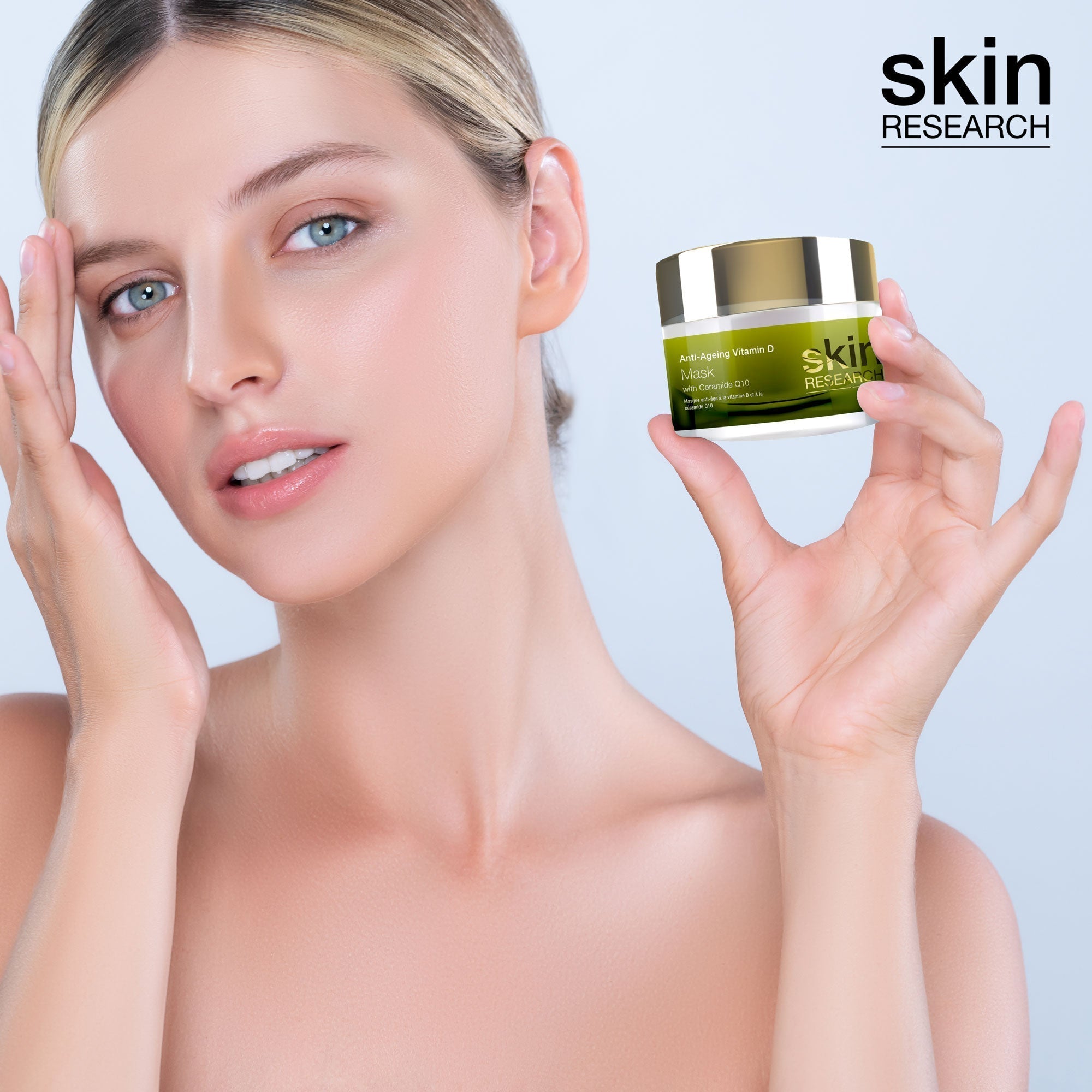 Anti-Aging-Maske mit Vitamin D und Ceramid Q10, 50 ml, Doppelpackung zum Vorteilspreis