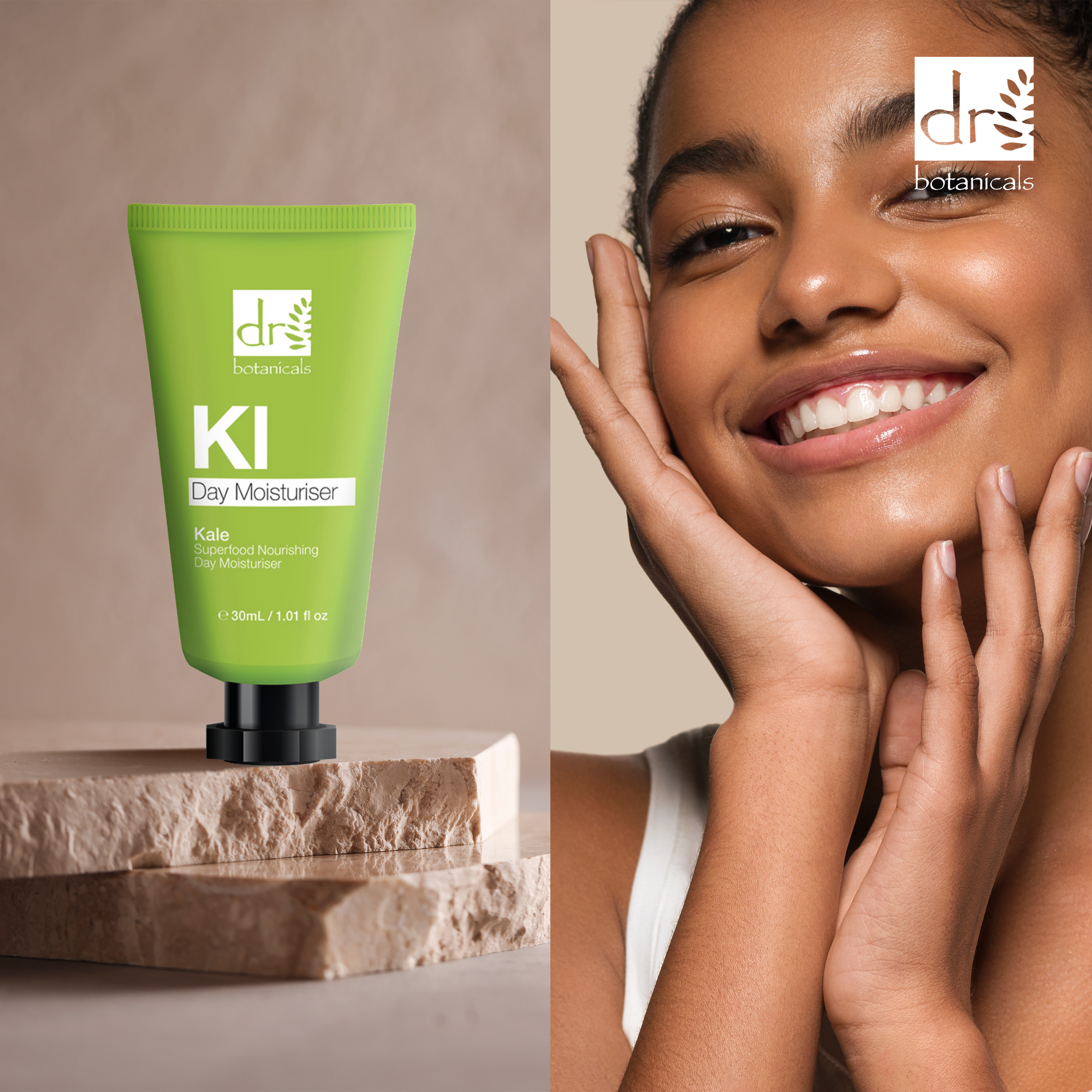 Crème de jour nourrissante au chou frisé, super-aliment, 30 ml