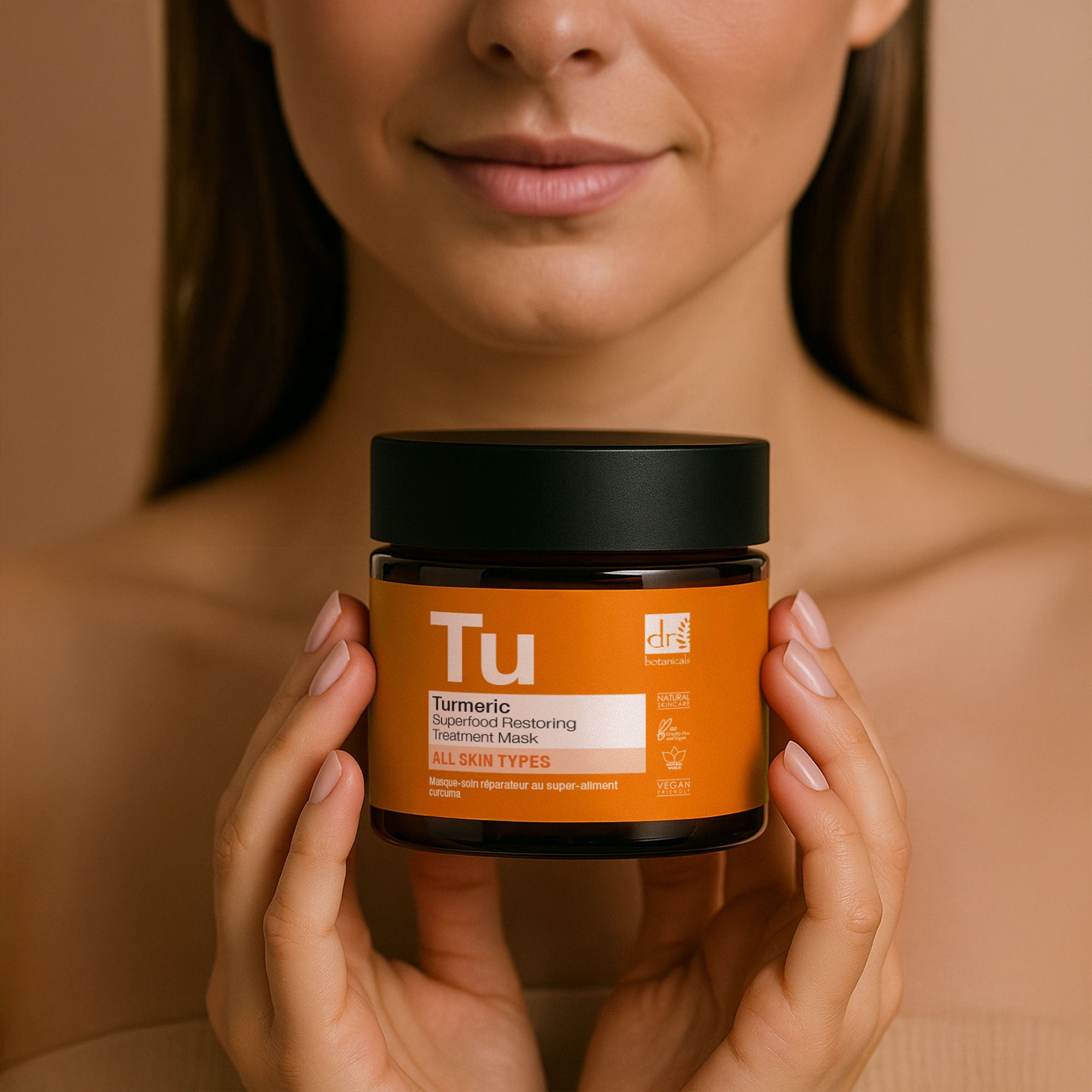 Masque de soin réparateur au curcuma (super-aliment) 60 ml