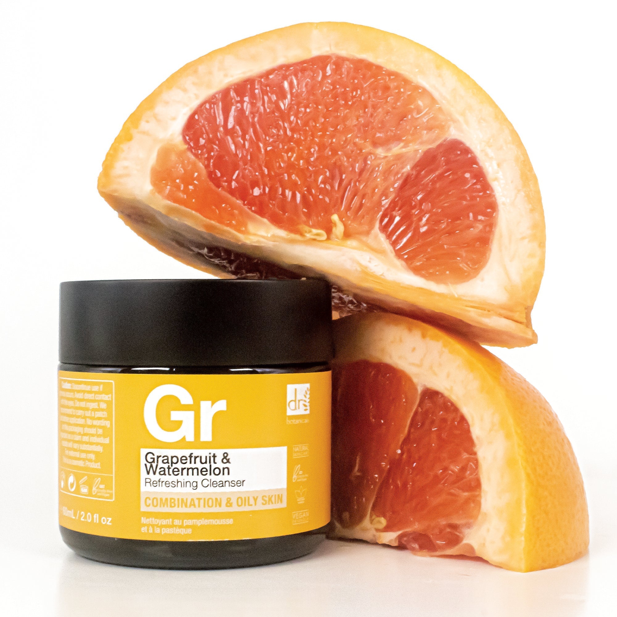 Erfrischendes Reinigungsduo aus Grapefruit und Wassermelone