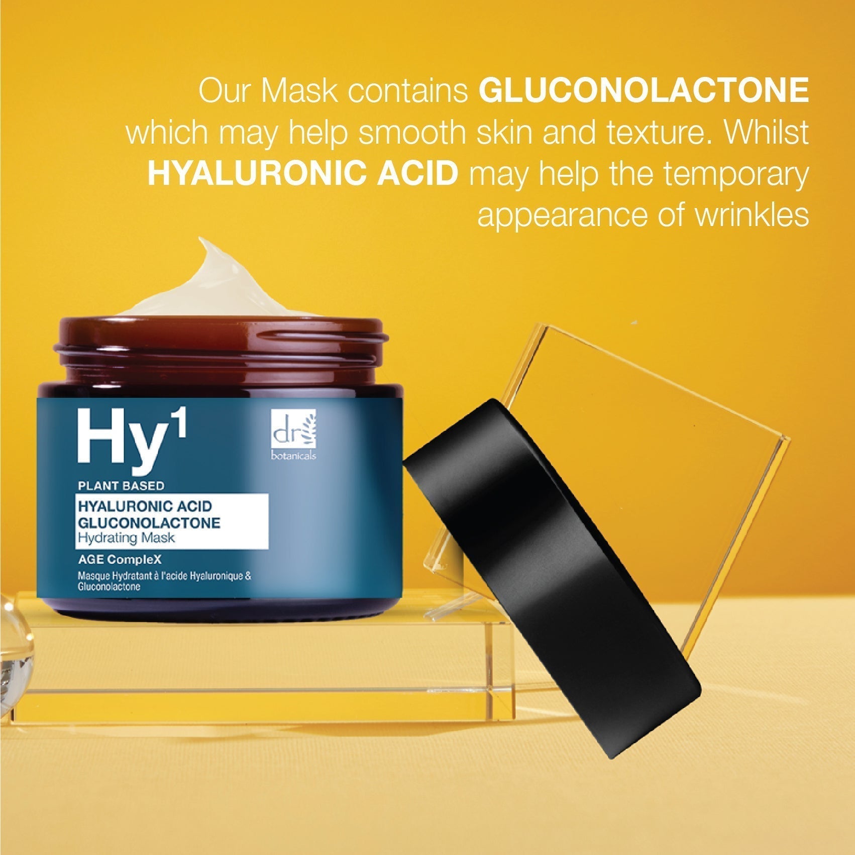 Masque à l'acide hyaluronique 1 % et à la gluconolactone 60 ml