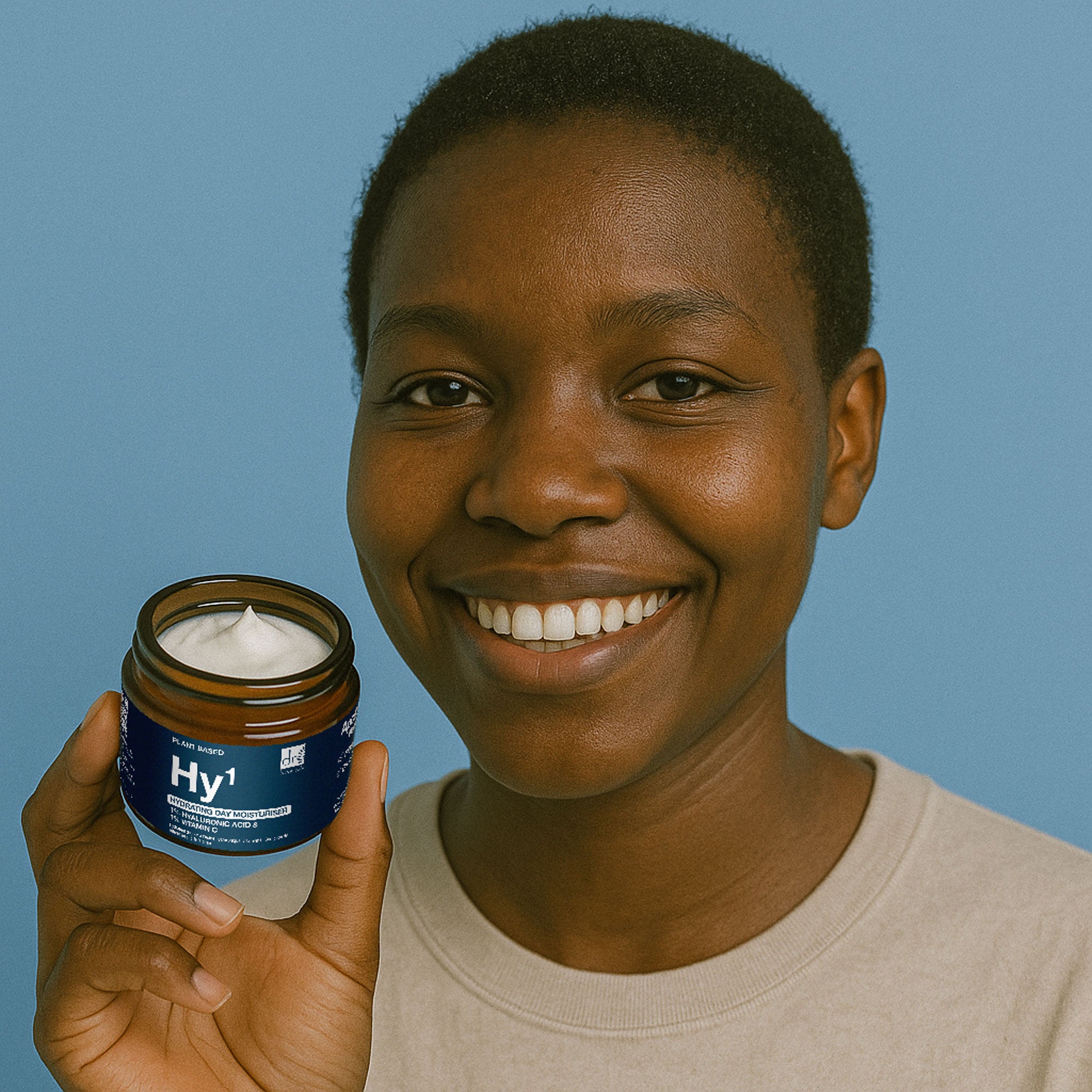 Crème de jour hydratante à 1 % d'acide hyaluronique et 1 % de vitamine C 60 ml