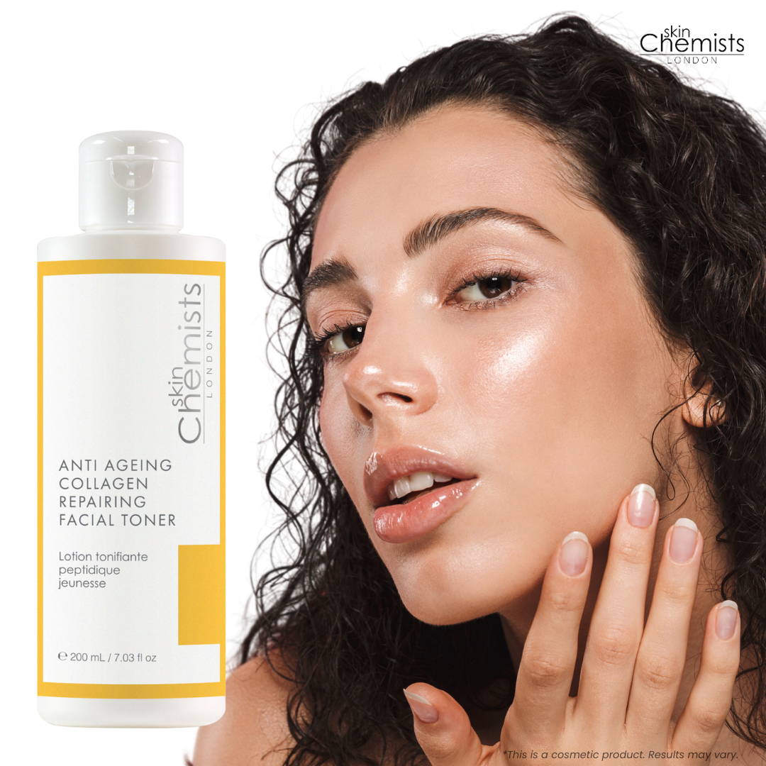 Lotion tonique visage anti-âge réparatrice au collagène 200 ml