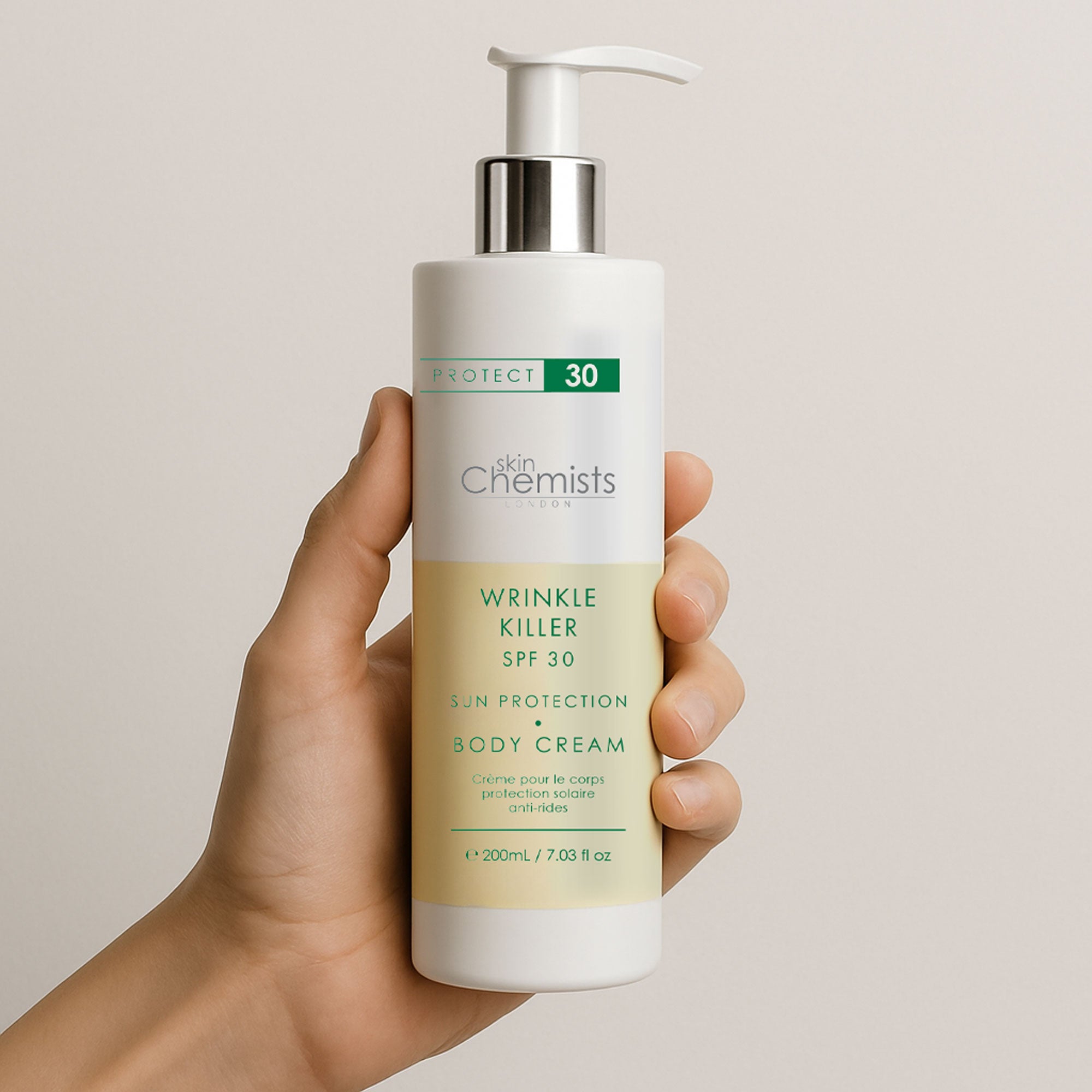 Faltenbekämpfende Sonnenschutz-Körpercreme LSF 30 200 ml