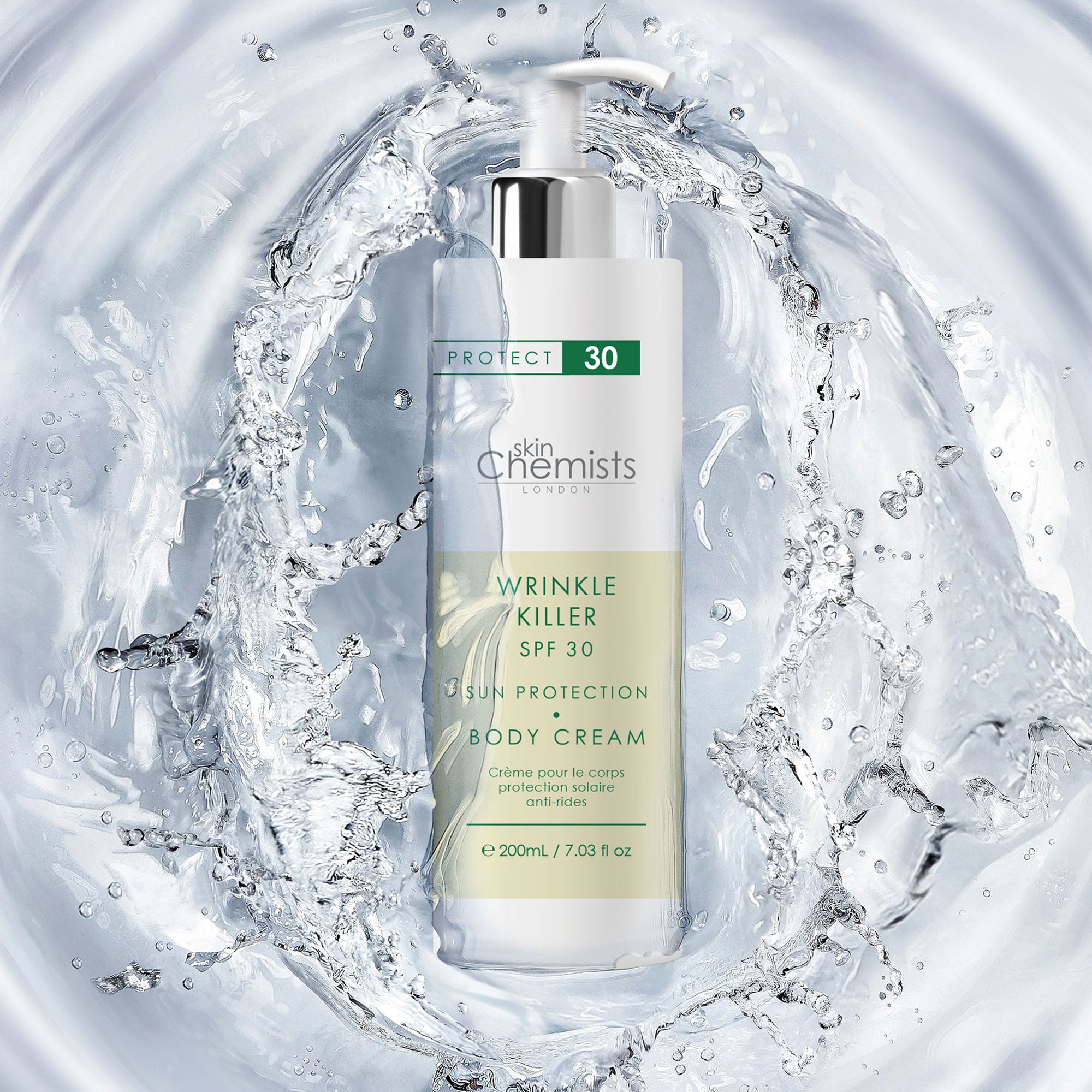 Faltenbekämpfende Sonnenschutz-Körpercreme LSF 30 200 ml