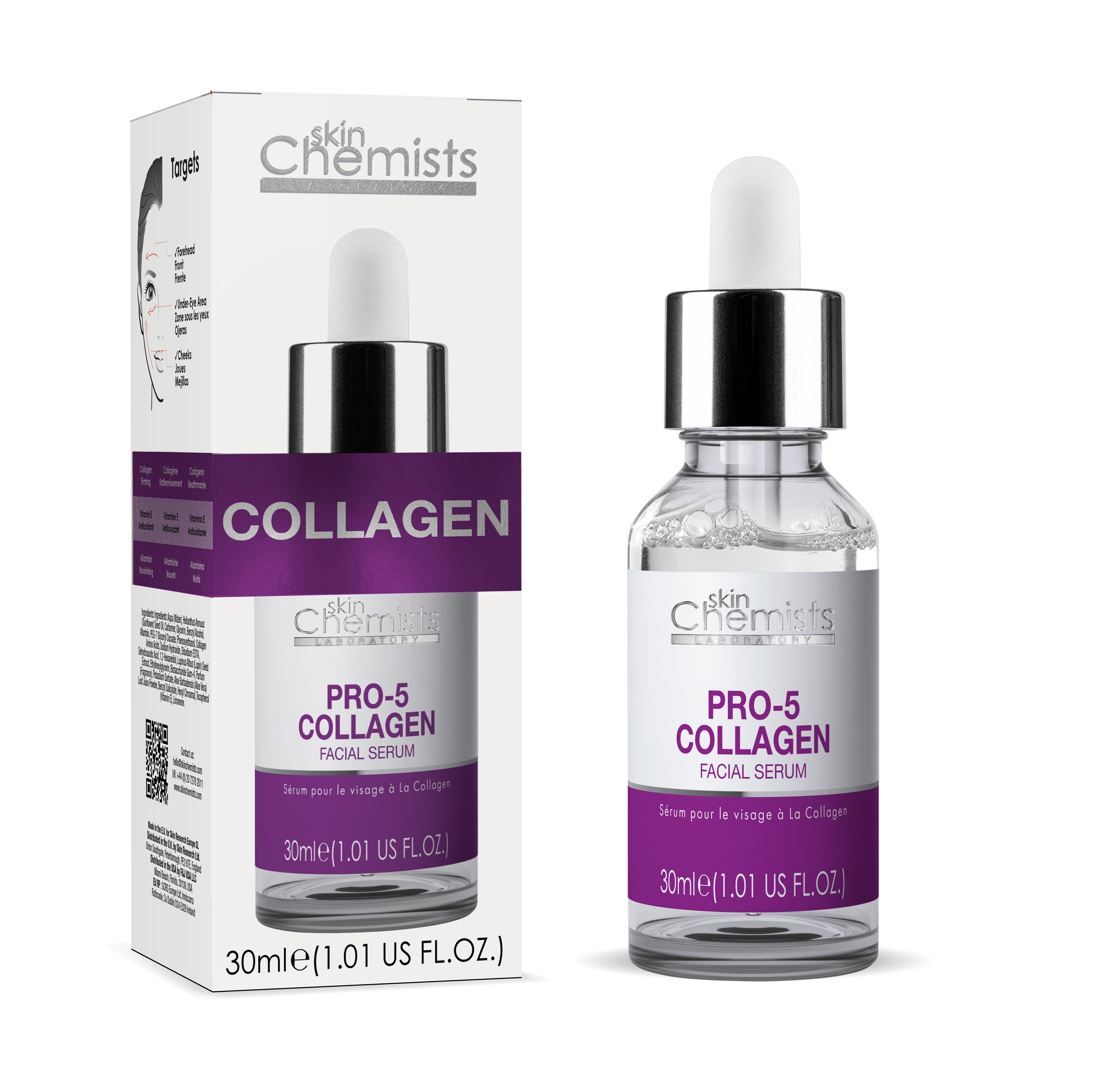 Kit de soins du visage anti-âge skinChemists 