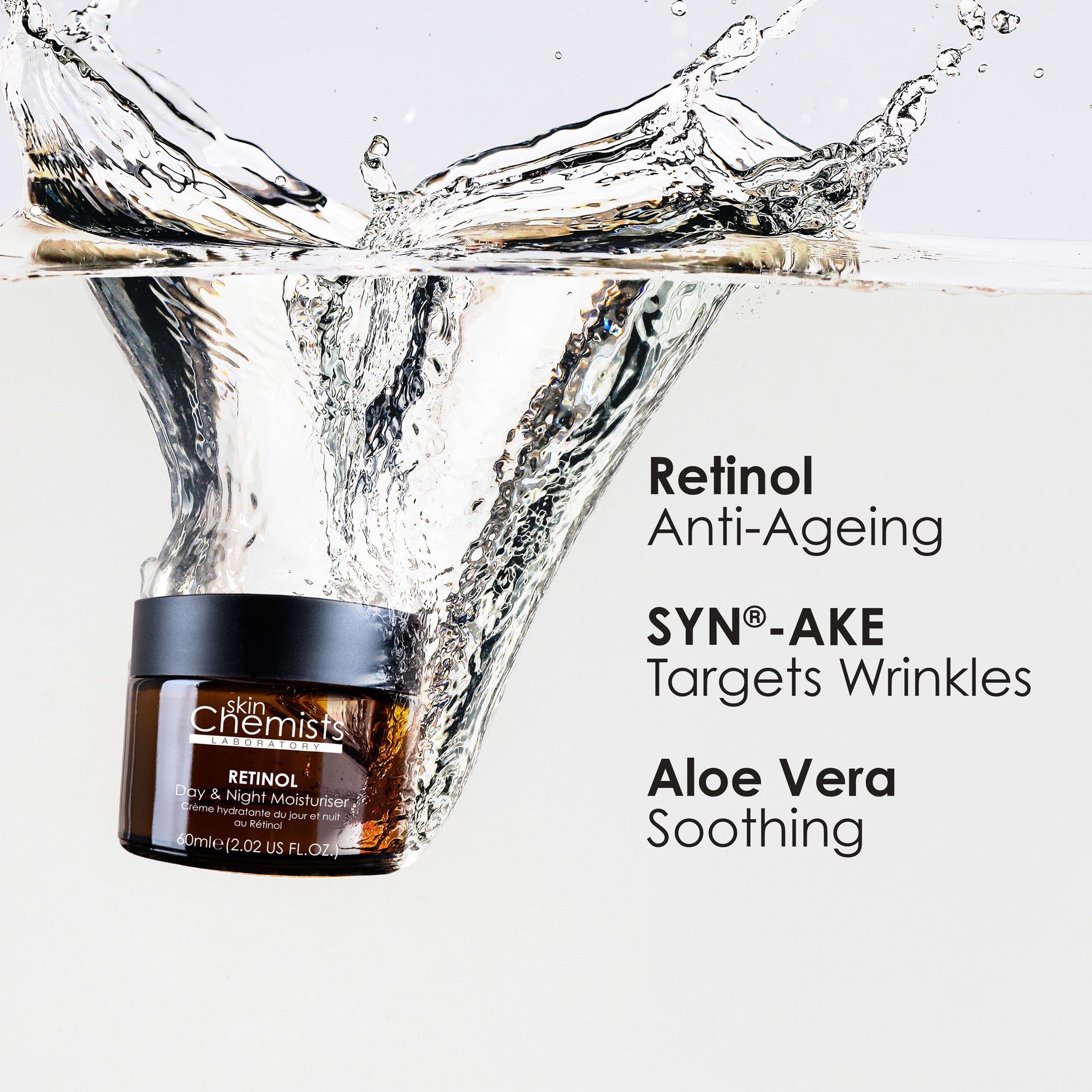 Anti-Ageing Retinol Night Moisturiser with SYN®-AKE 60ml