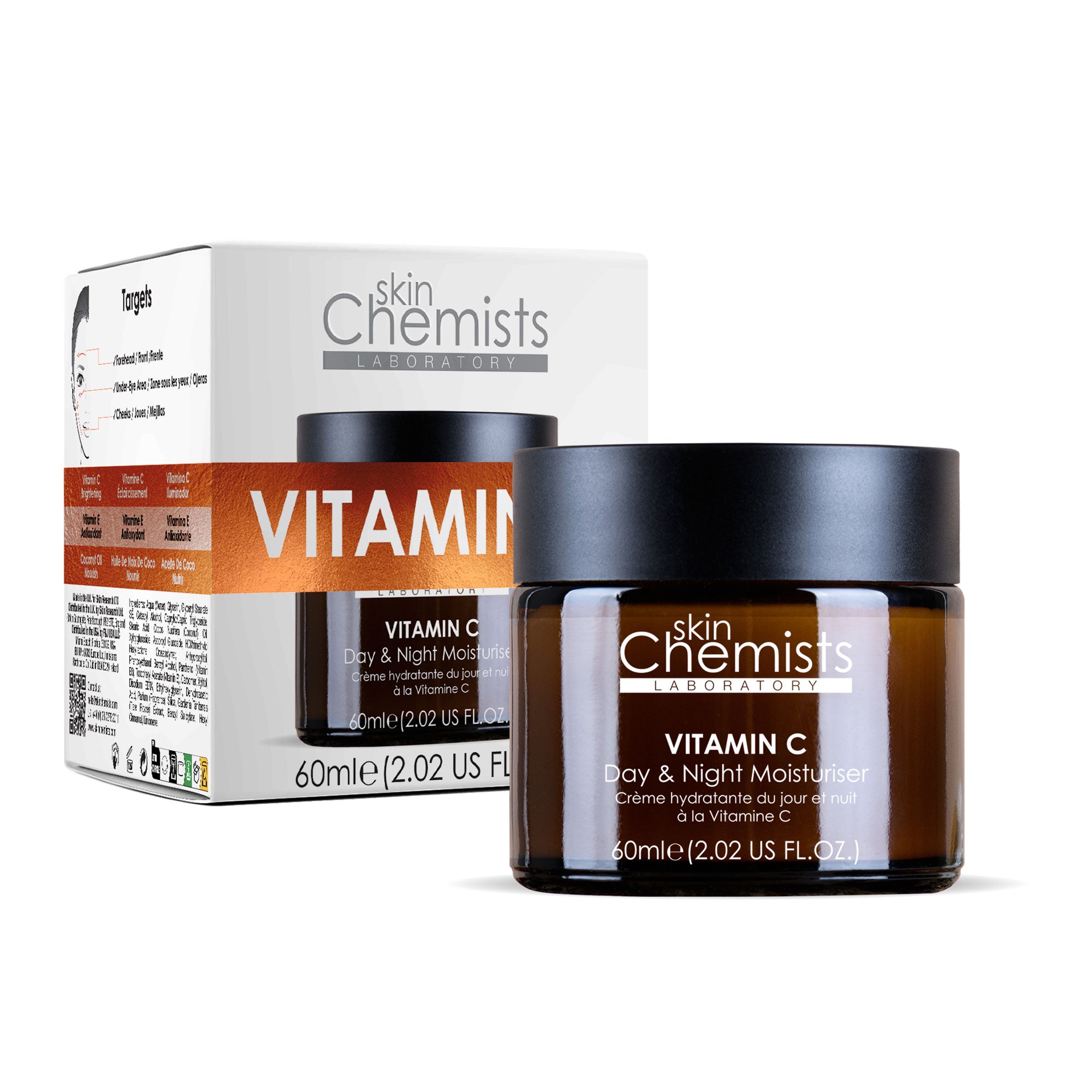 Crème de jour éclaircissante à la vitamine C 60 ml
