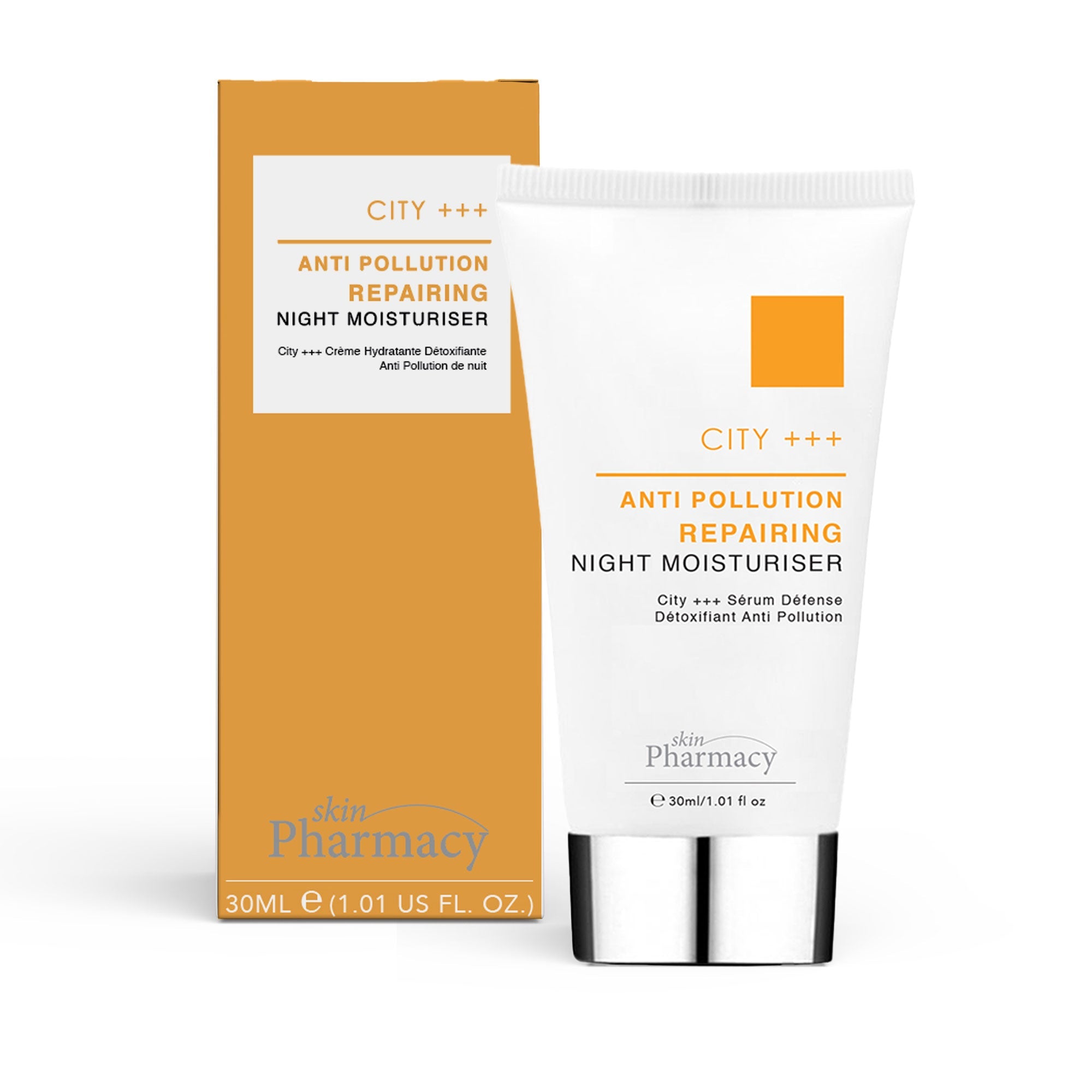 City +++ Crème de nuit réparatrice anti-pollution 30 ml