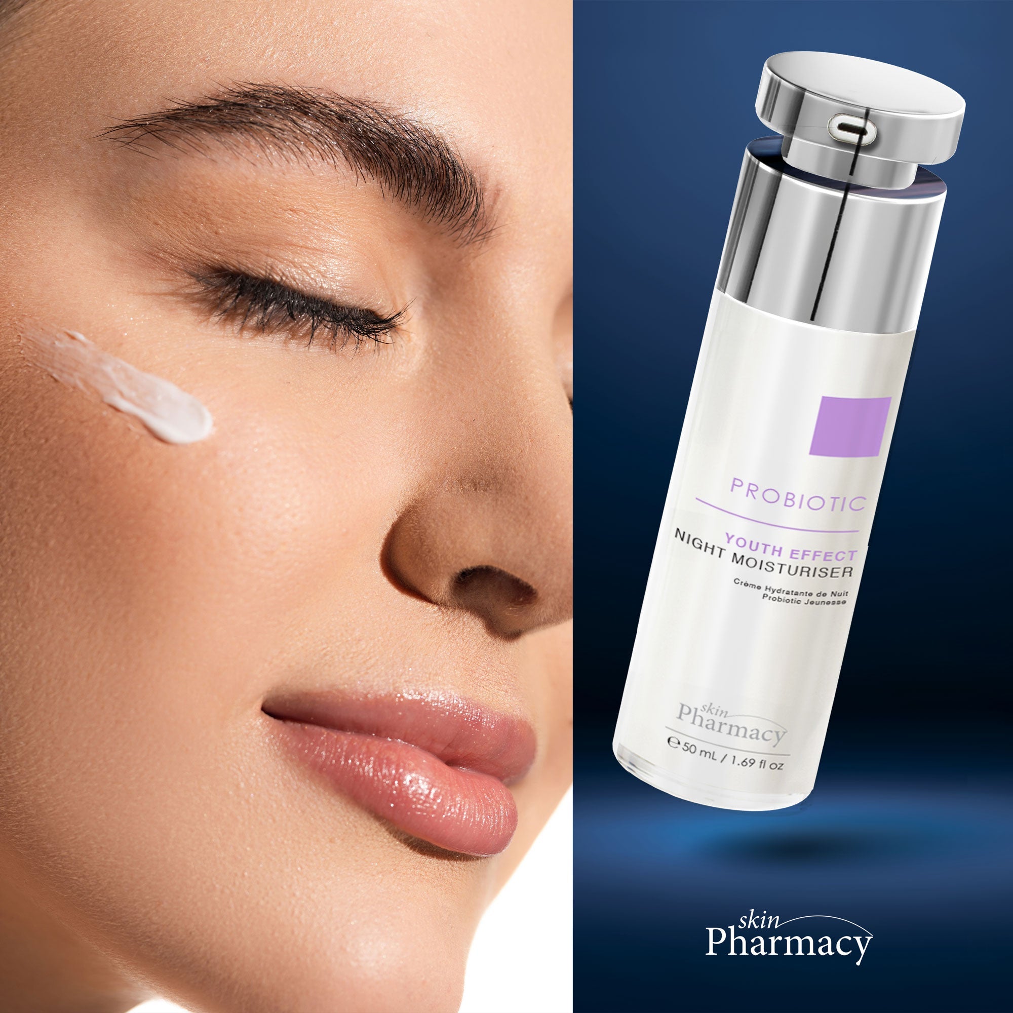 Crème de nuit probiotique effet jeunesse 50 ml