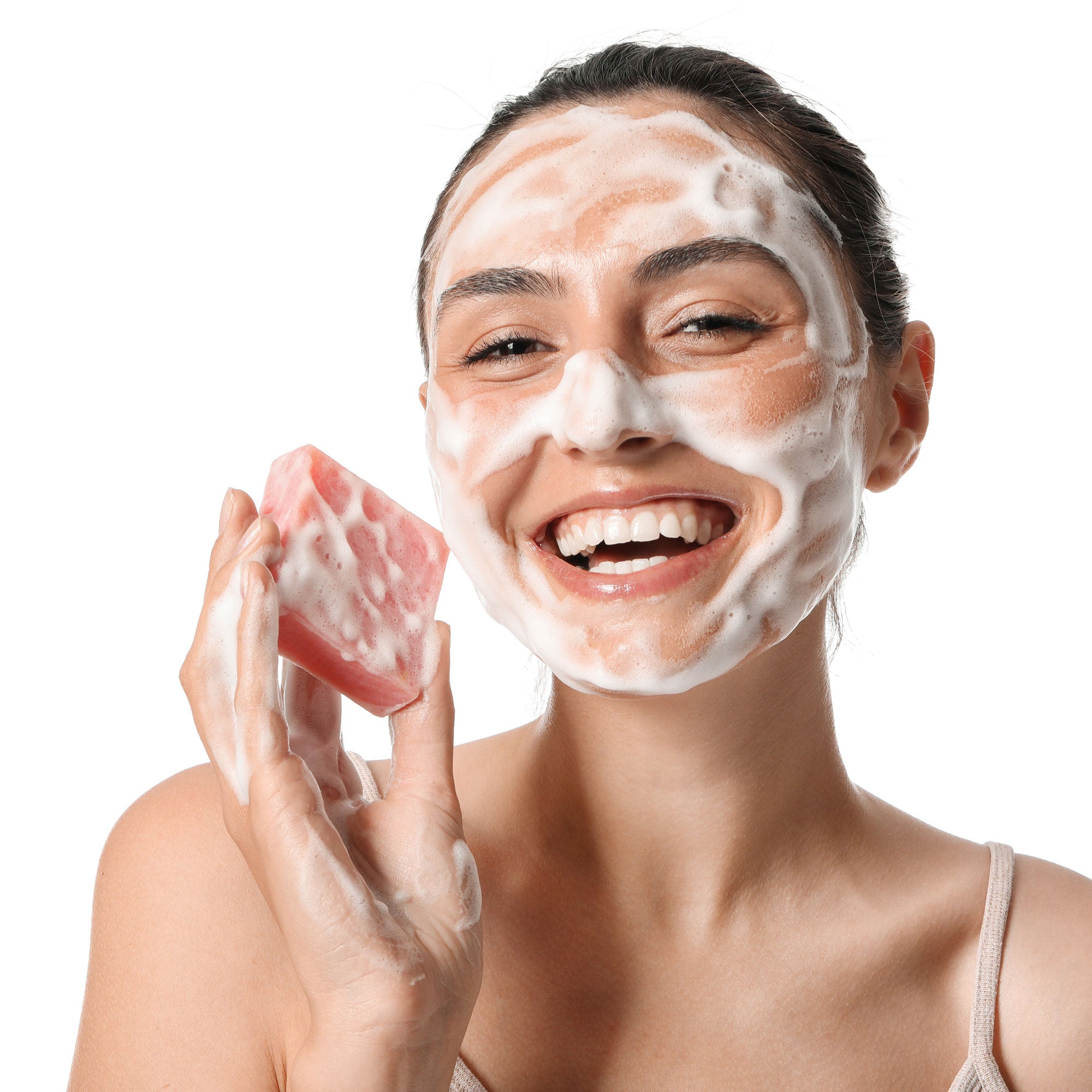 Savon nettoyant visage à la rose 100 g