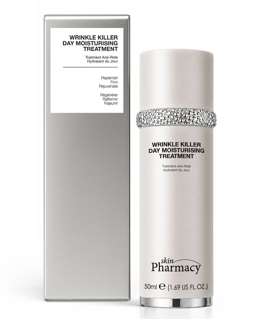skinPharmacy Wrinkle Killer Day Moisturising Anti-Ageing Treatment with box