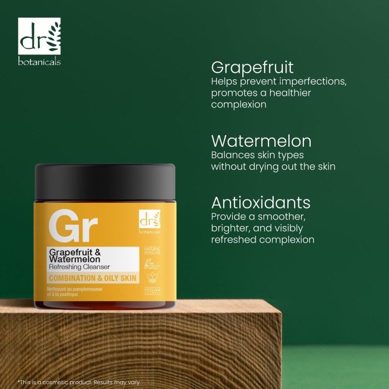 Erfrischendes Reinigungsgel mit Grapefruit und Wassermelone, 60 ml