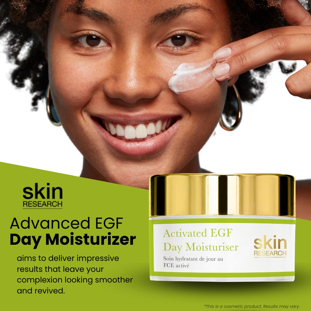 Coffret cadeau de crème hydratante anti-âge à l'EGF activé jour et nuit
