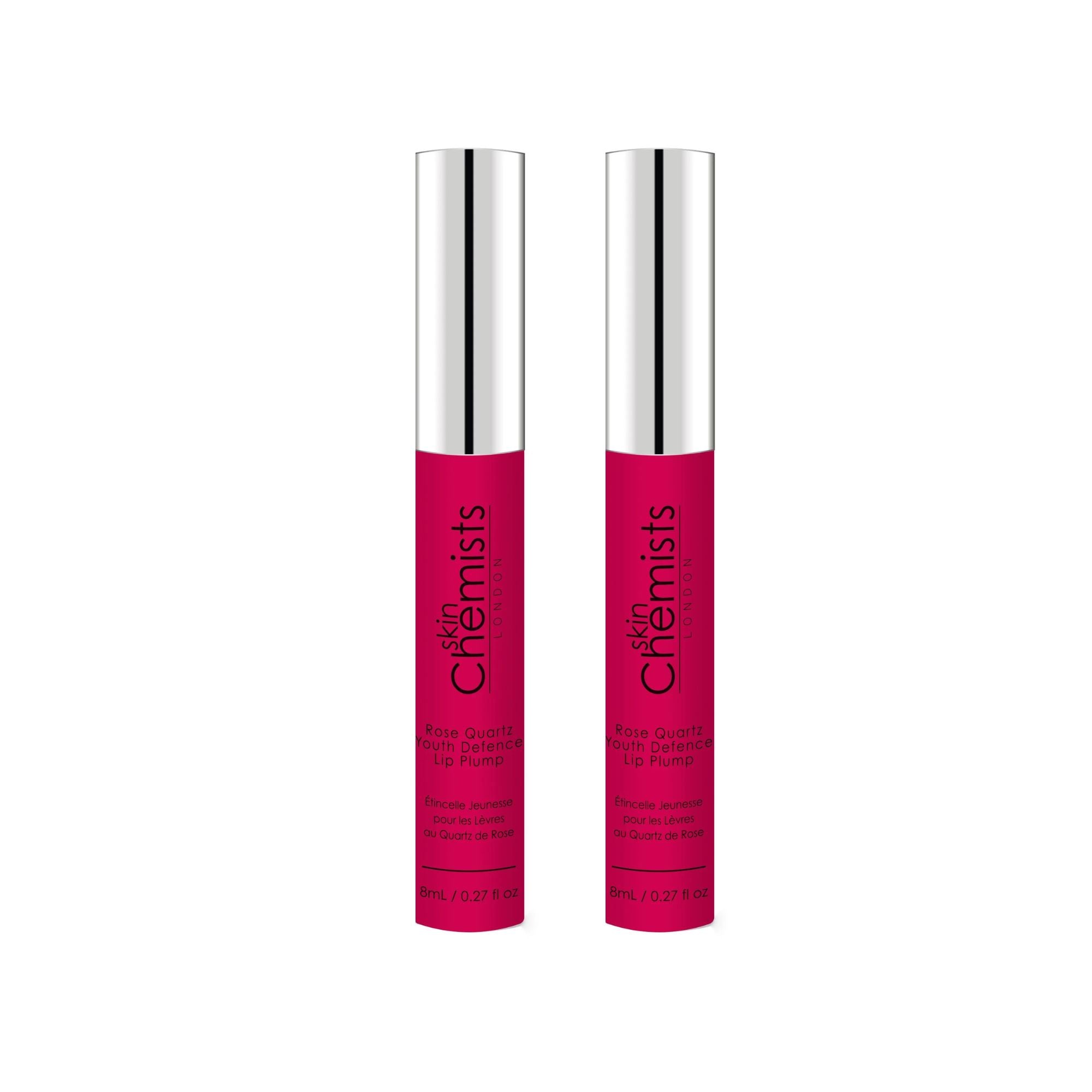 Lot de 2 repulpants pour les lèvres Rose Quartz Youth Defence 8 ml