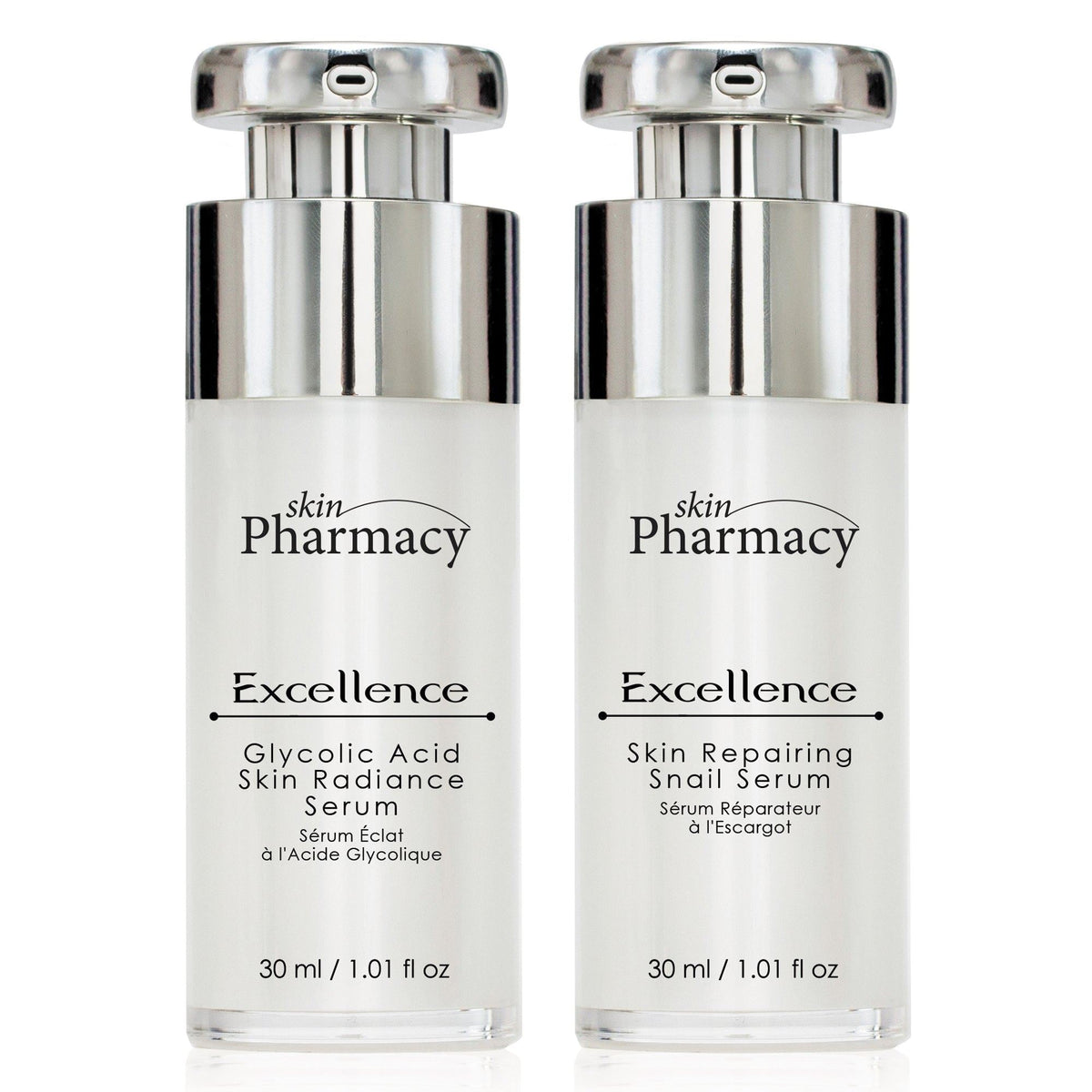 K2 SP Excellence Glycolic Acid Skin Radiance Serum + Excellence Skin-Repairing Snail Serum- - skinChemists