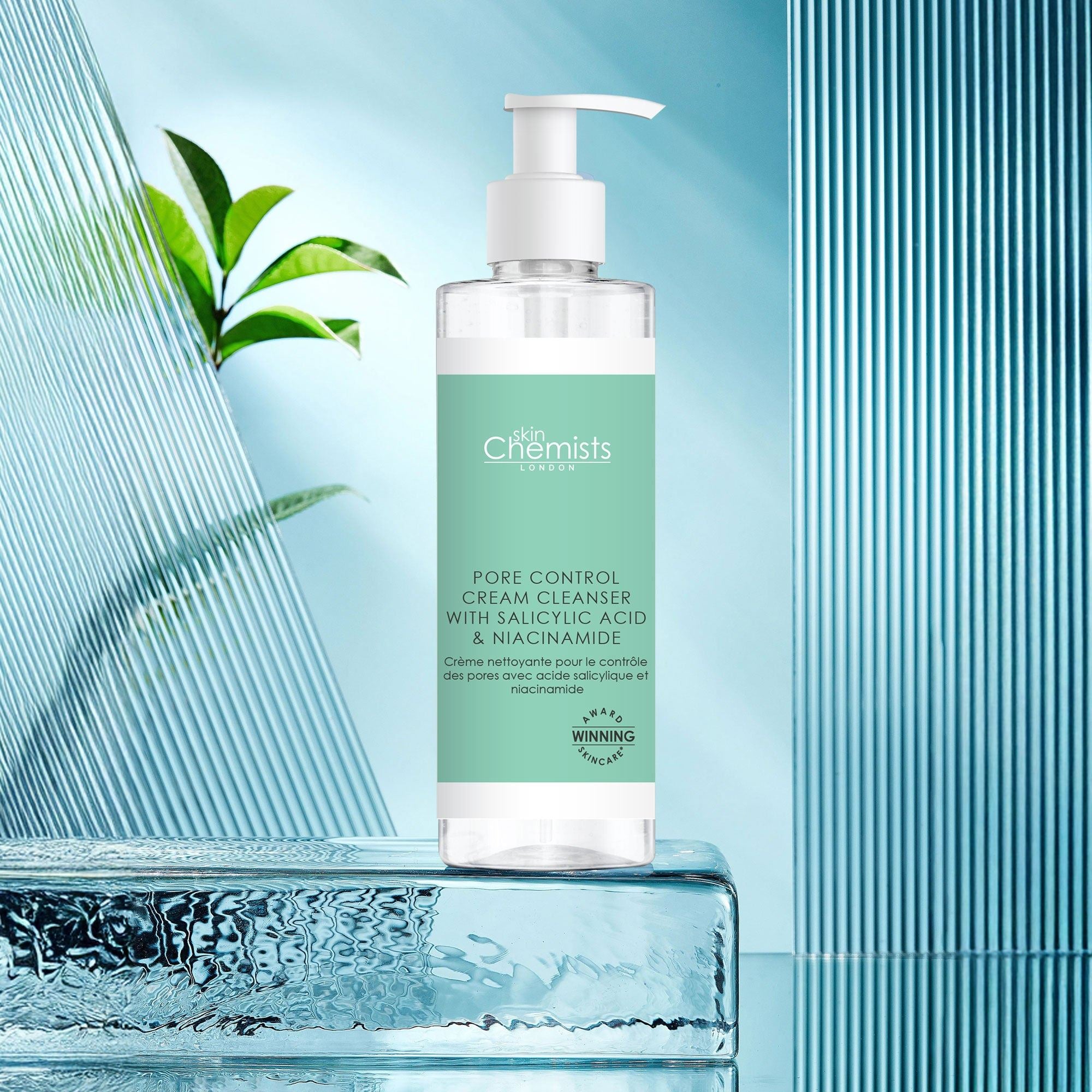 Crème nettoyante pour le contrôle des pores à l'acide salicylique et à la niacinamide 200 ml