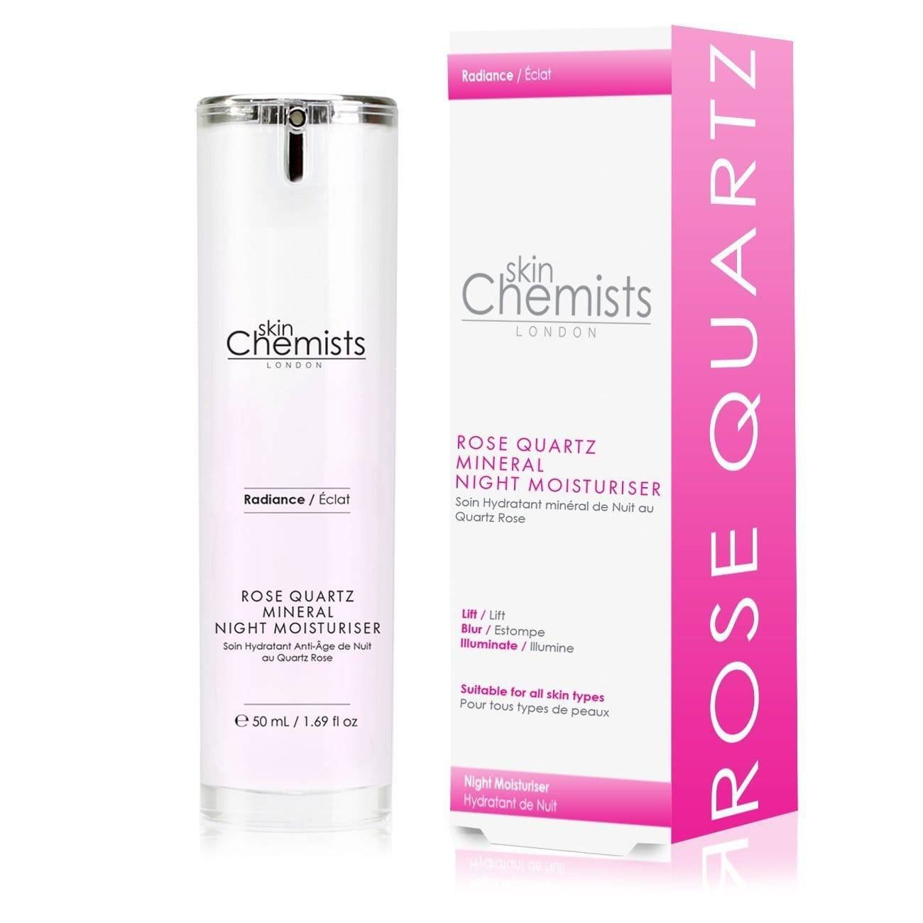 Crème de nuit minérale au quartz rose 50 ml - Lot de 2 à prix avantageux