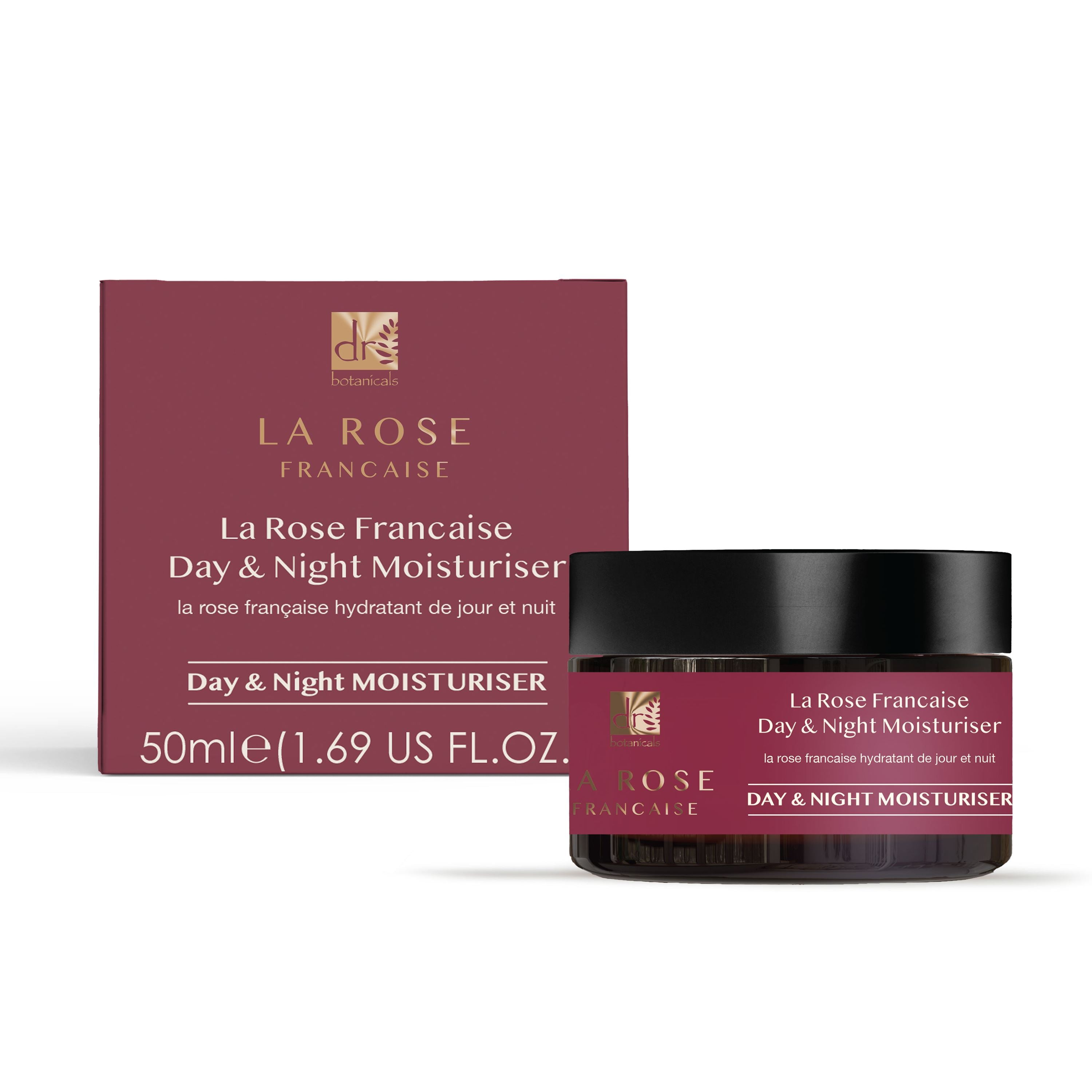 Anti-Aging La Rose Française Duo Feuchtigkeitscreme &amp; Augenserum-Set