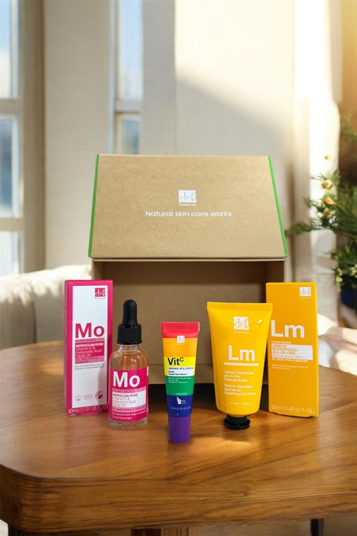 Coffret cadeau d'été de soins de la peau vegan best-sellers