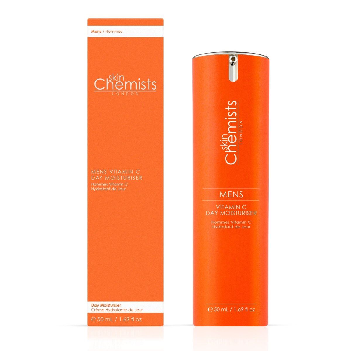 Routine anti-âge à la vitamine C pour hommes, jour et nuit