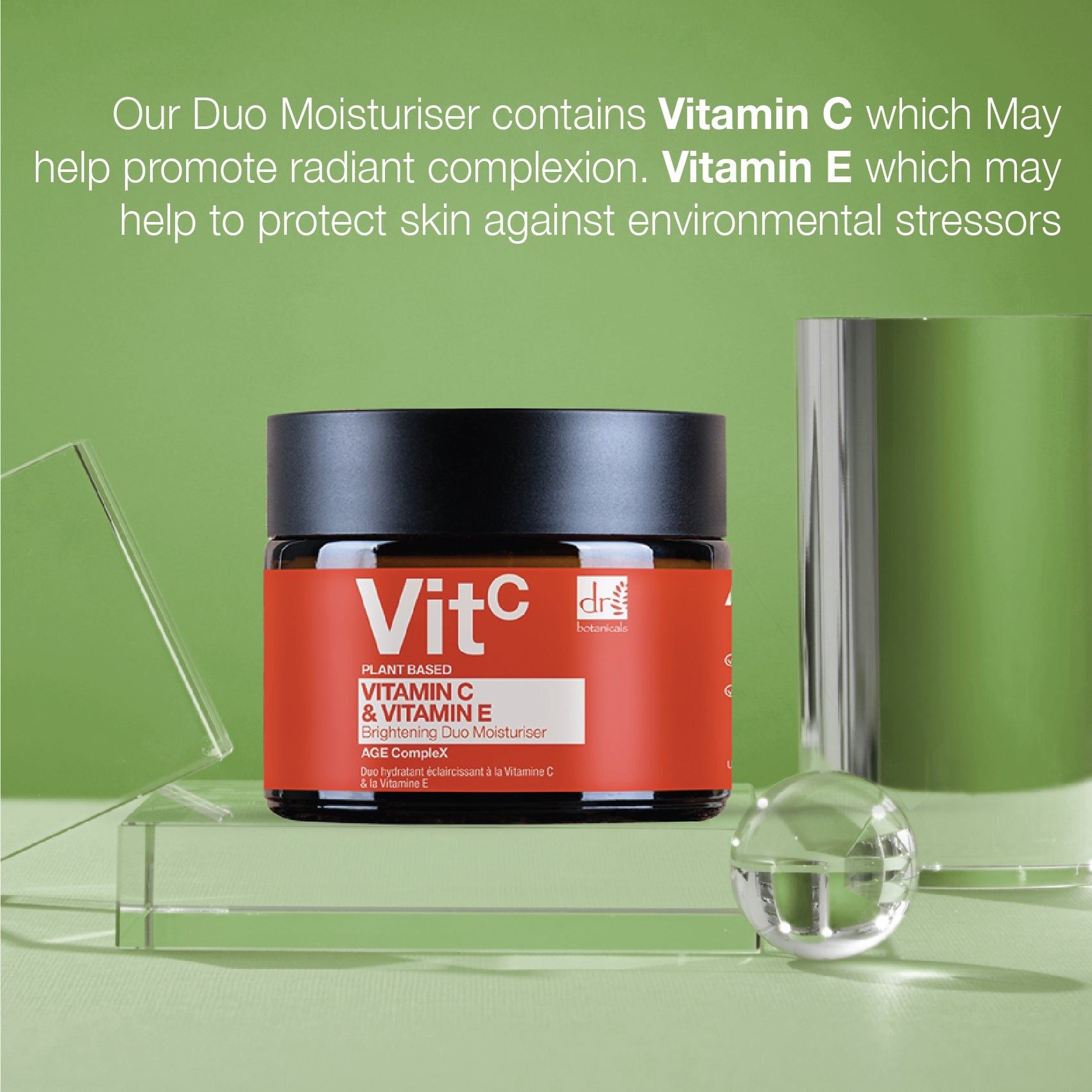 Kit Duo Hydratant Anti-Âge à la Vitamine C et Sérum Visage Avancé