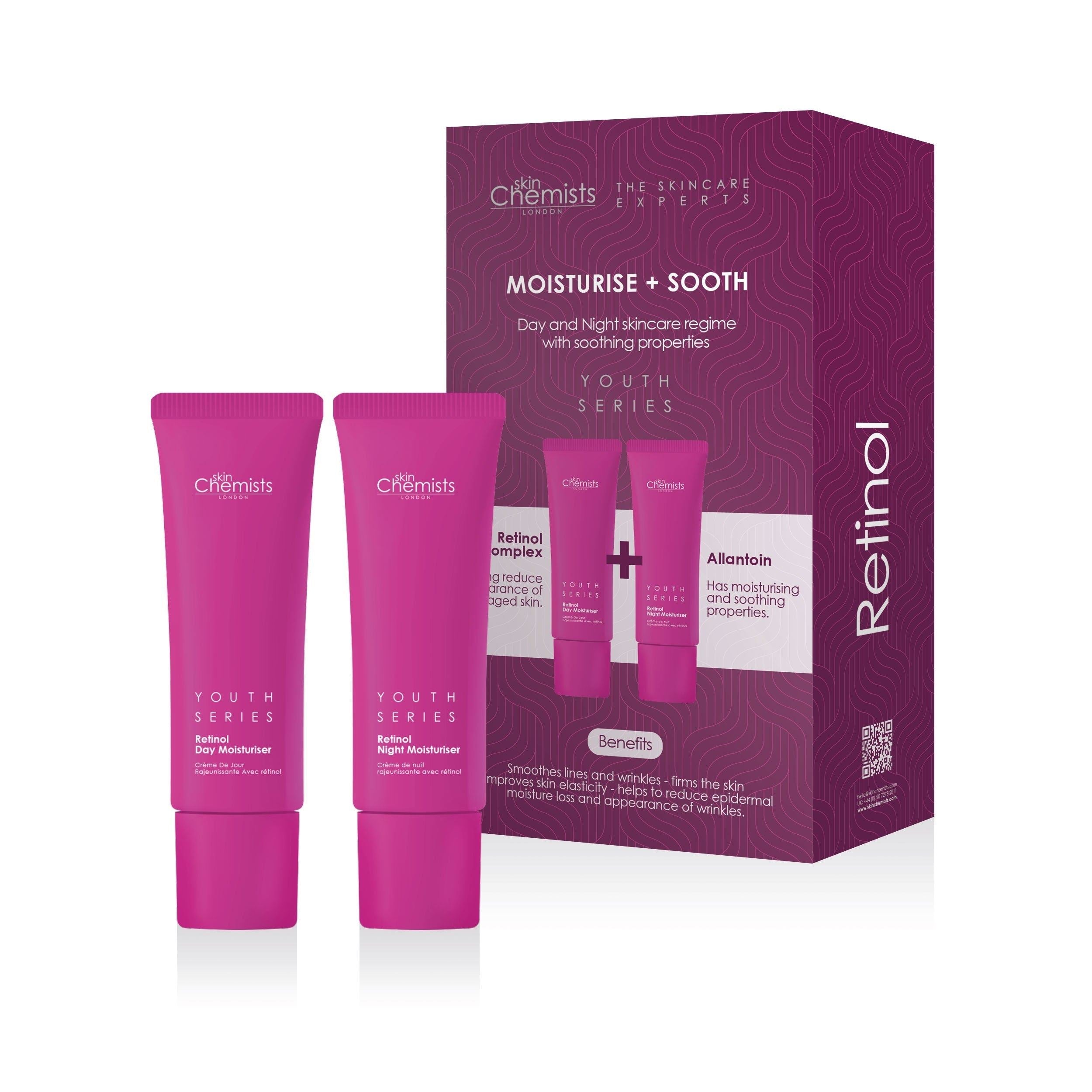 Kit Hydratant et Apaisant au Rétinol + Masque au Rétinol 50 ml offert