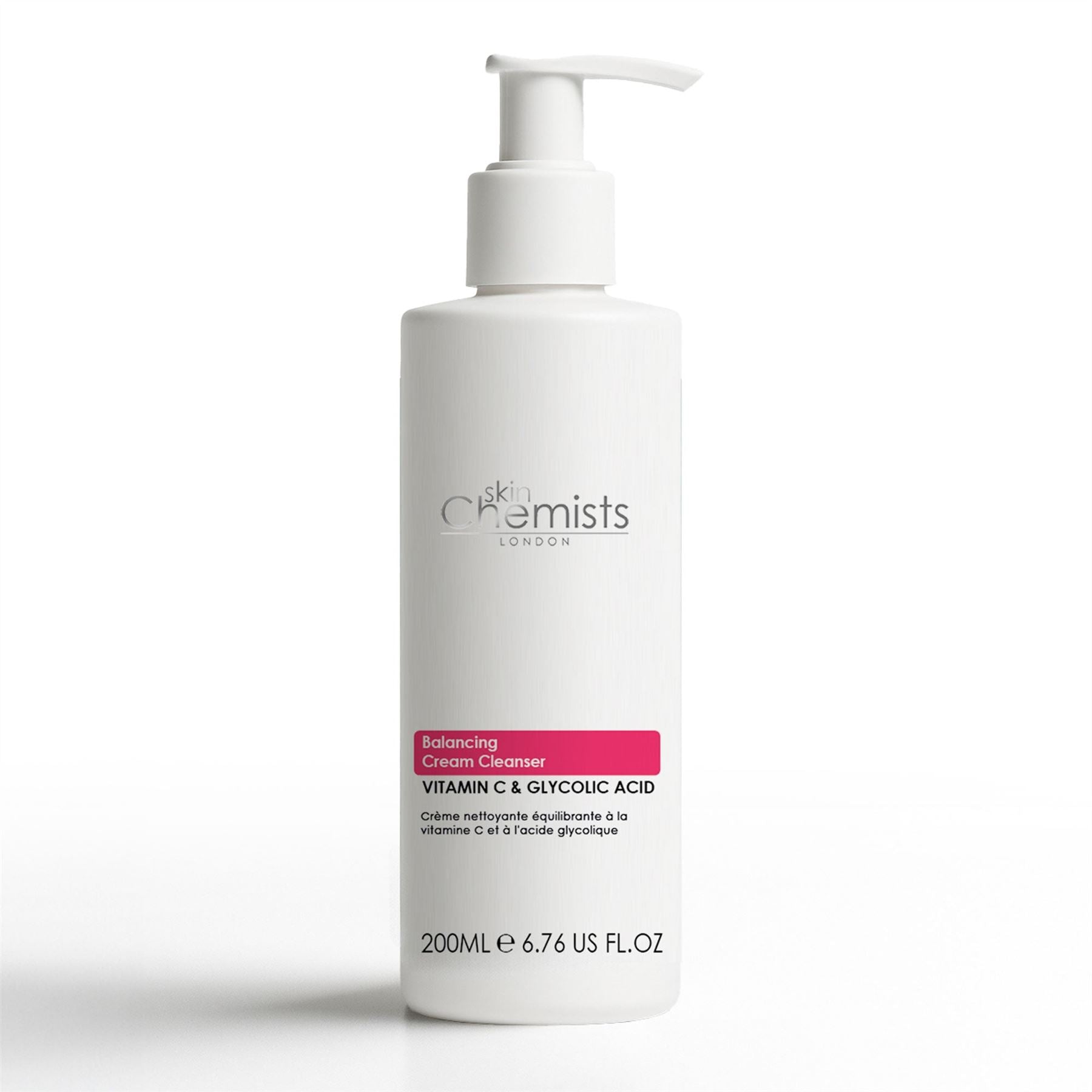 Crème nettoyante équilibrante à la vitamine C et à l'acide glycolique 200 ml