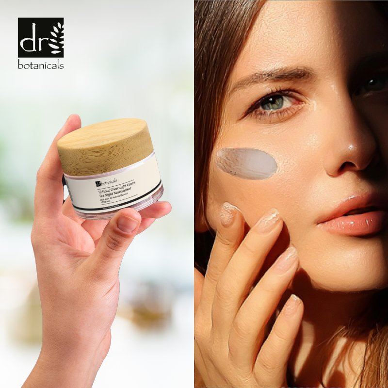 Crème de nuit hydratante au thé vert 12 heures 50 ml