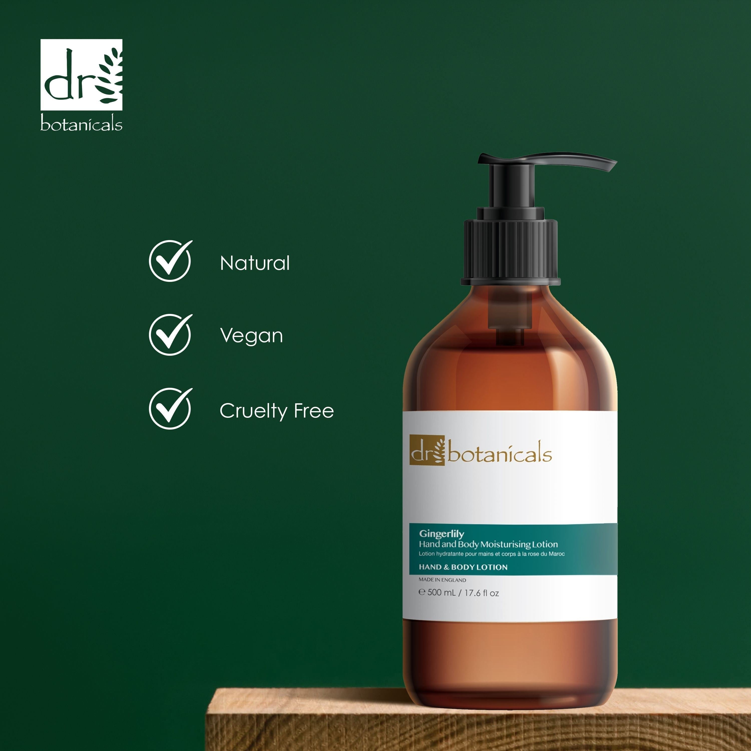 Lotion hydratante mains et corps Gingerlily 500 ml - Pack économique de 2