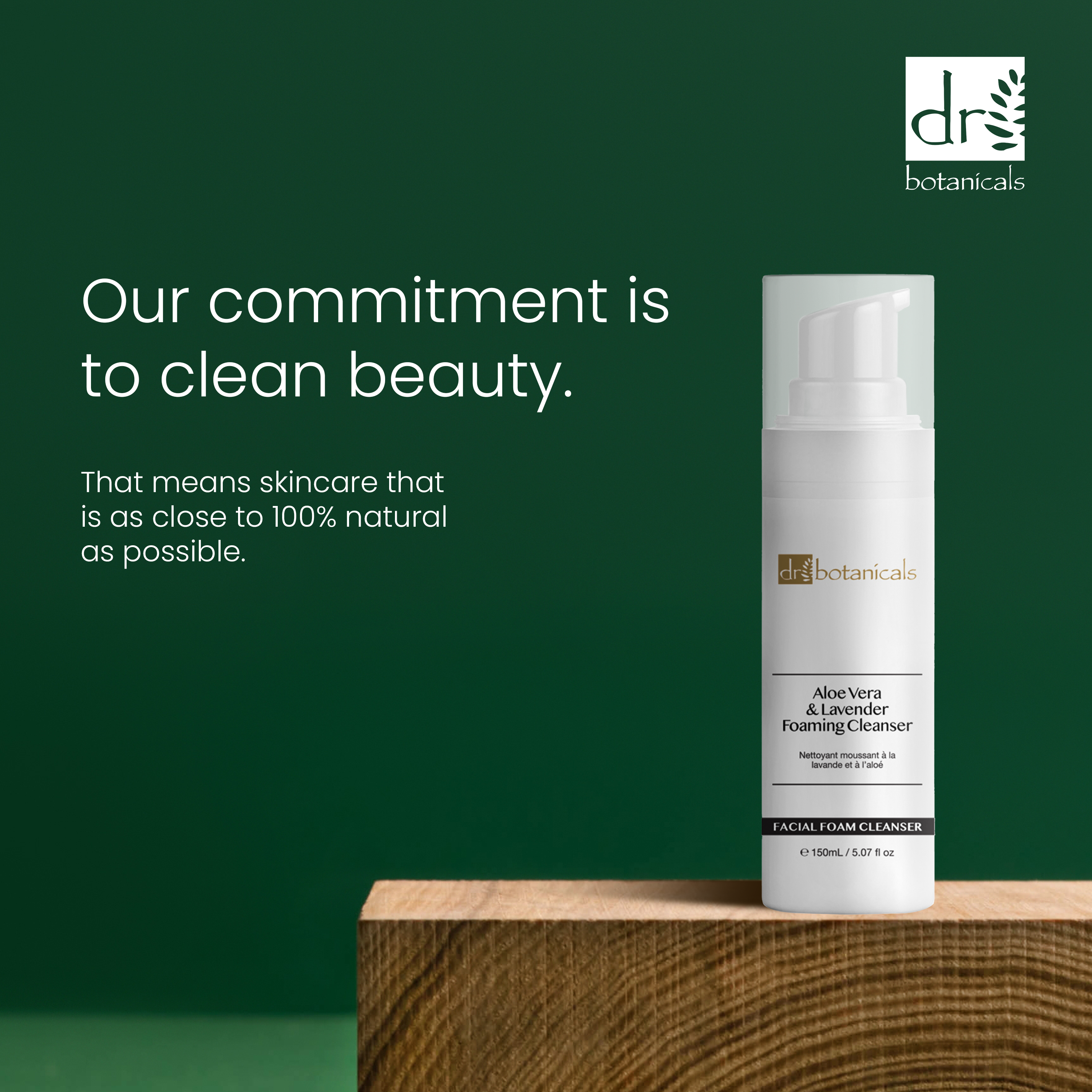 Aloe Vera &amp; Lavendel Gesichtsreinigungsschaum 150 ml