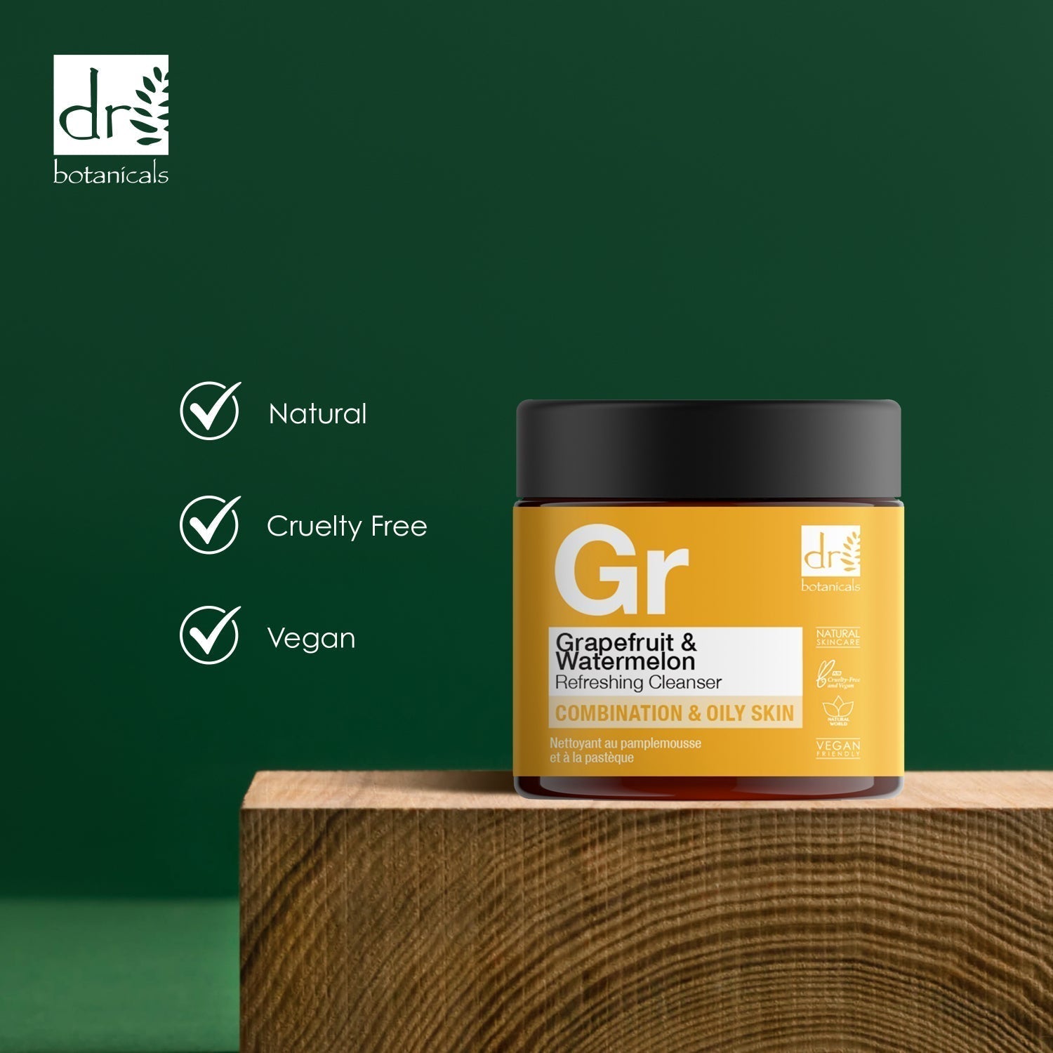 Erfrischendes Reinigungsgel mit Grapefruit und Wassermelone, 60 ml