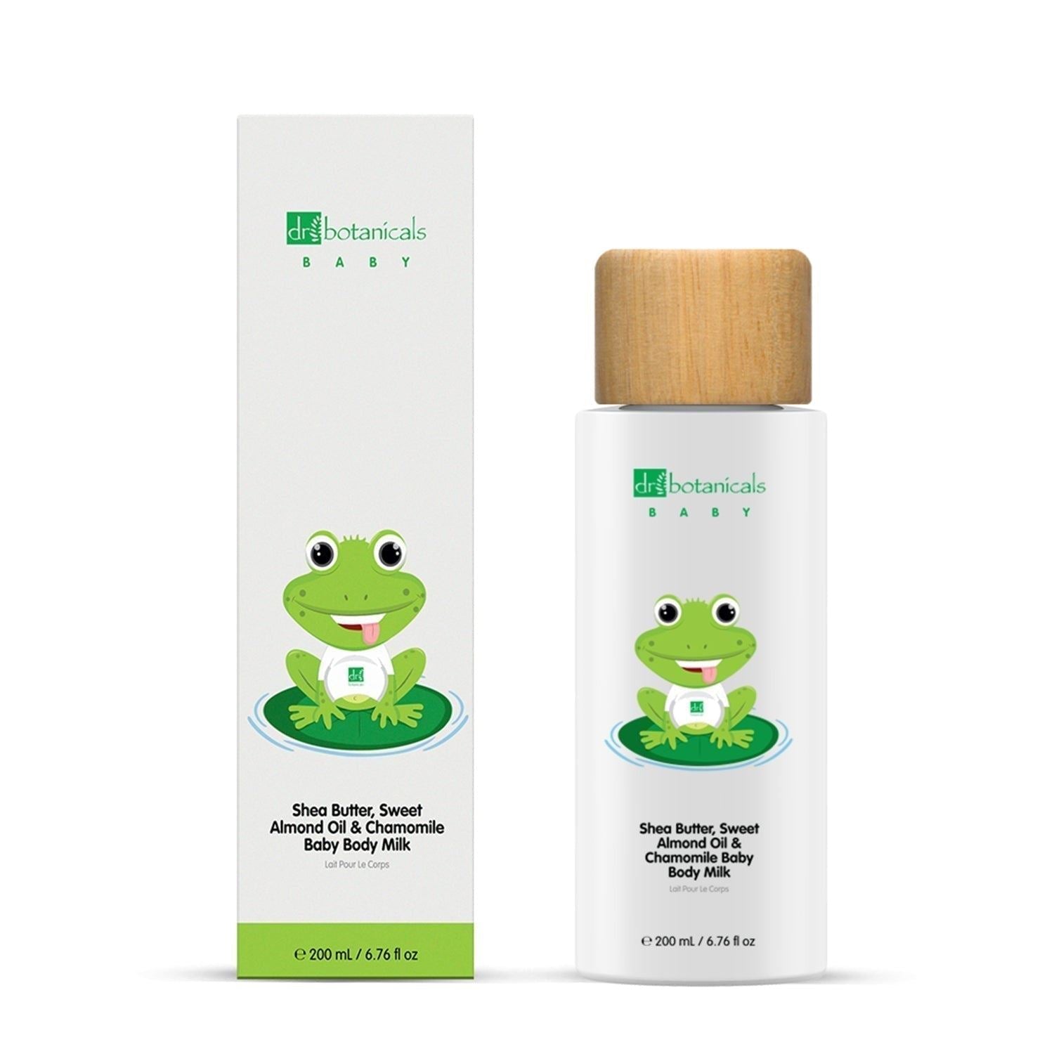 Lait corporel pour bébé à l'huile d'amande douce et à la camomille 200 ml