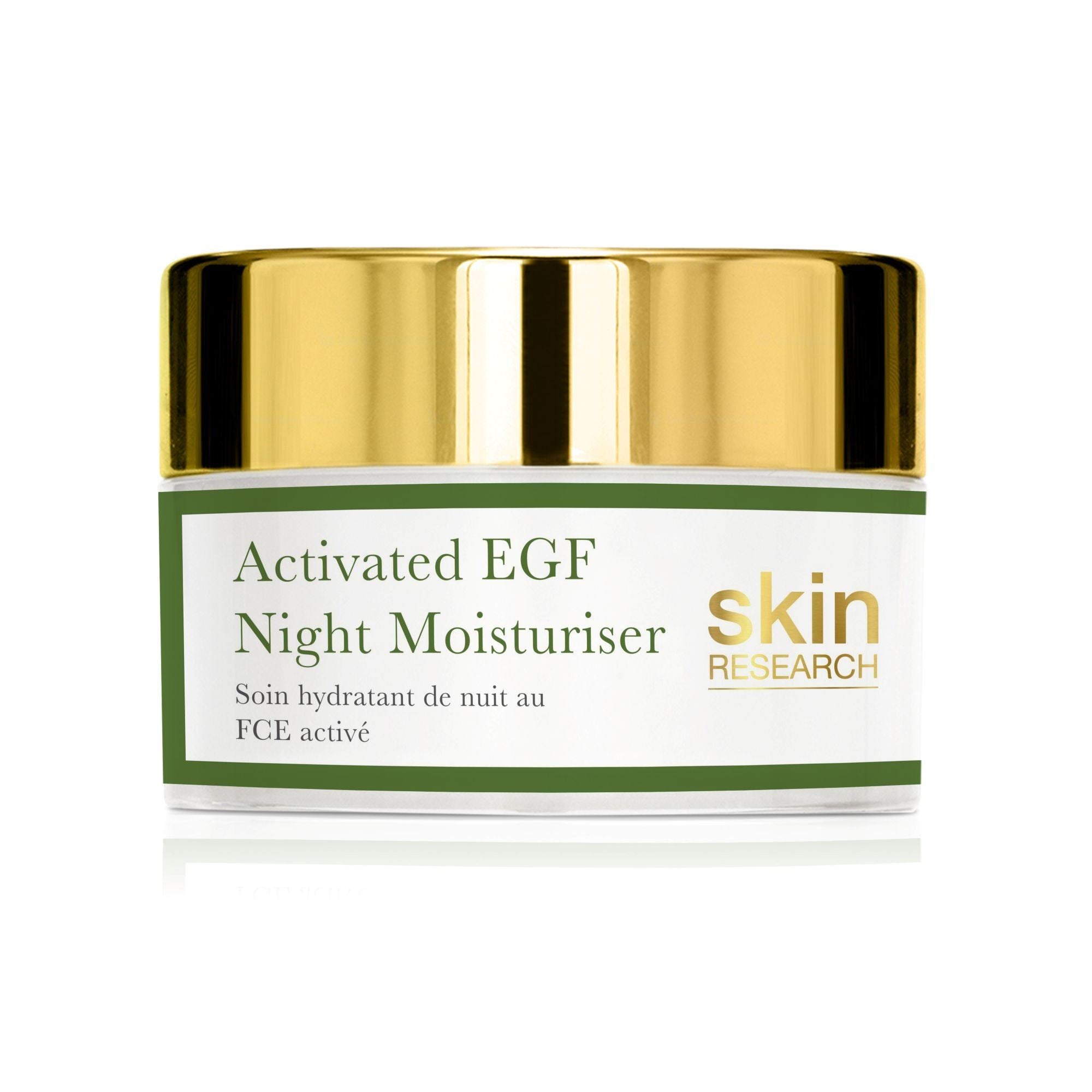 Coffret cadeau de crème hydratante anti-âge à l'EGF activé jour et nuit
